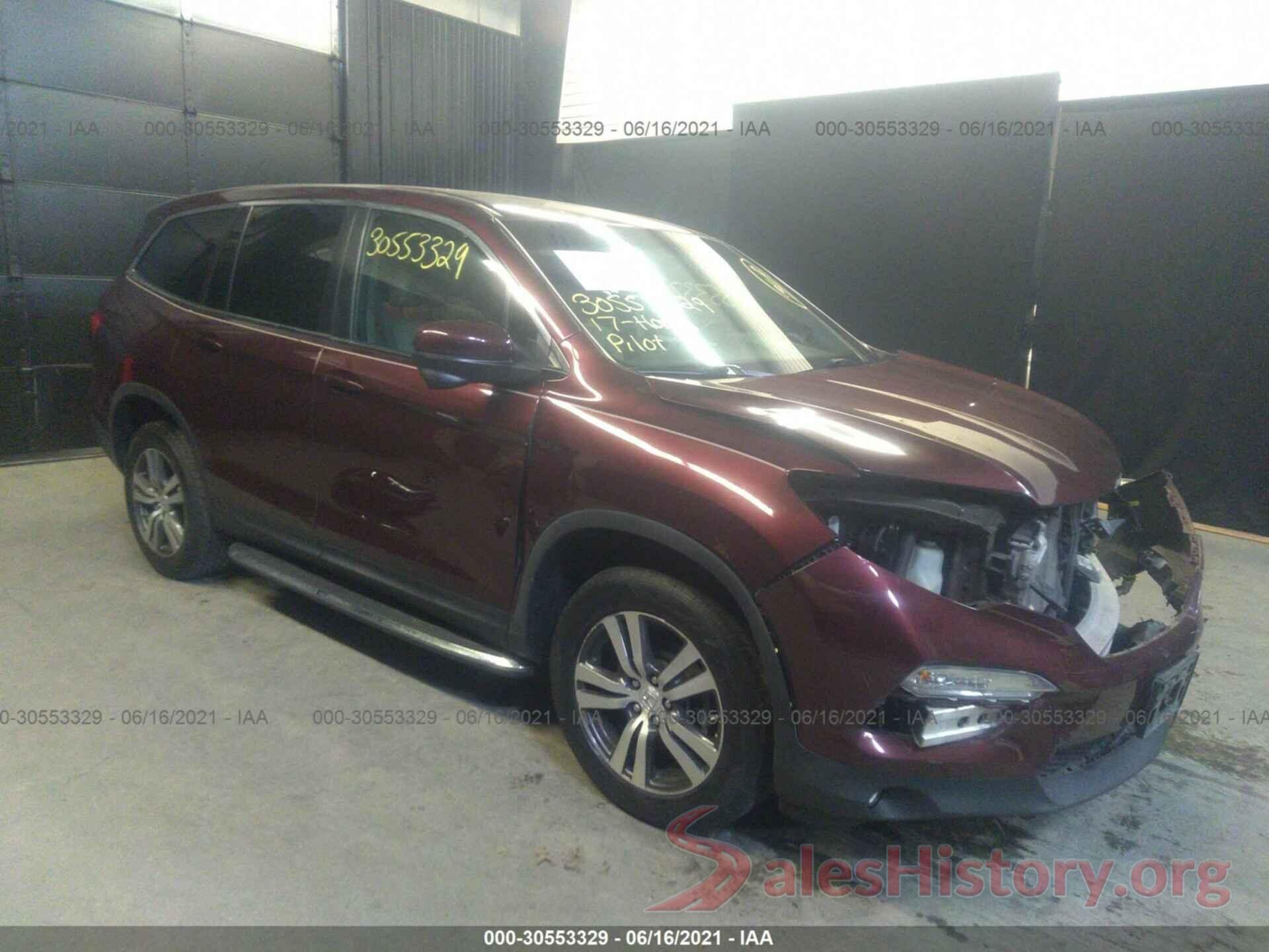 5FNYF6H56HB033957 2017 HONDA PILOT