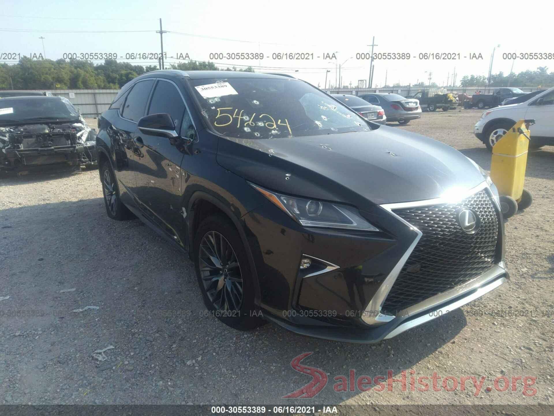 2T2BZMCA8HC129207 2017 LEXUS RX