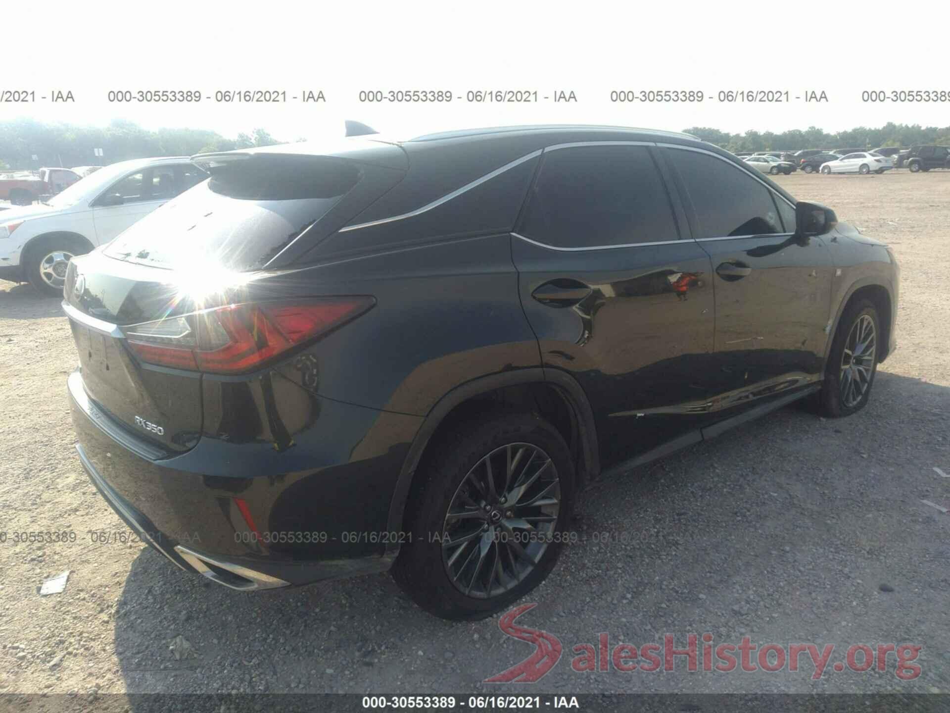 2T2BZMCA8HC129207 2017 LEXUS RX