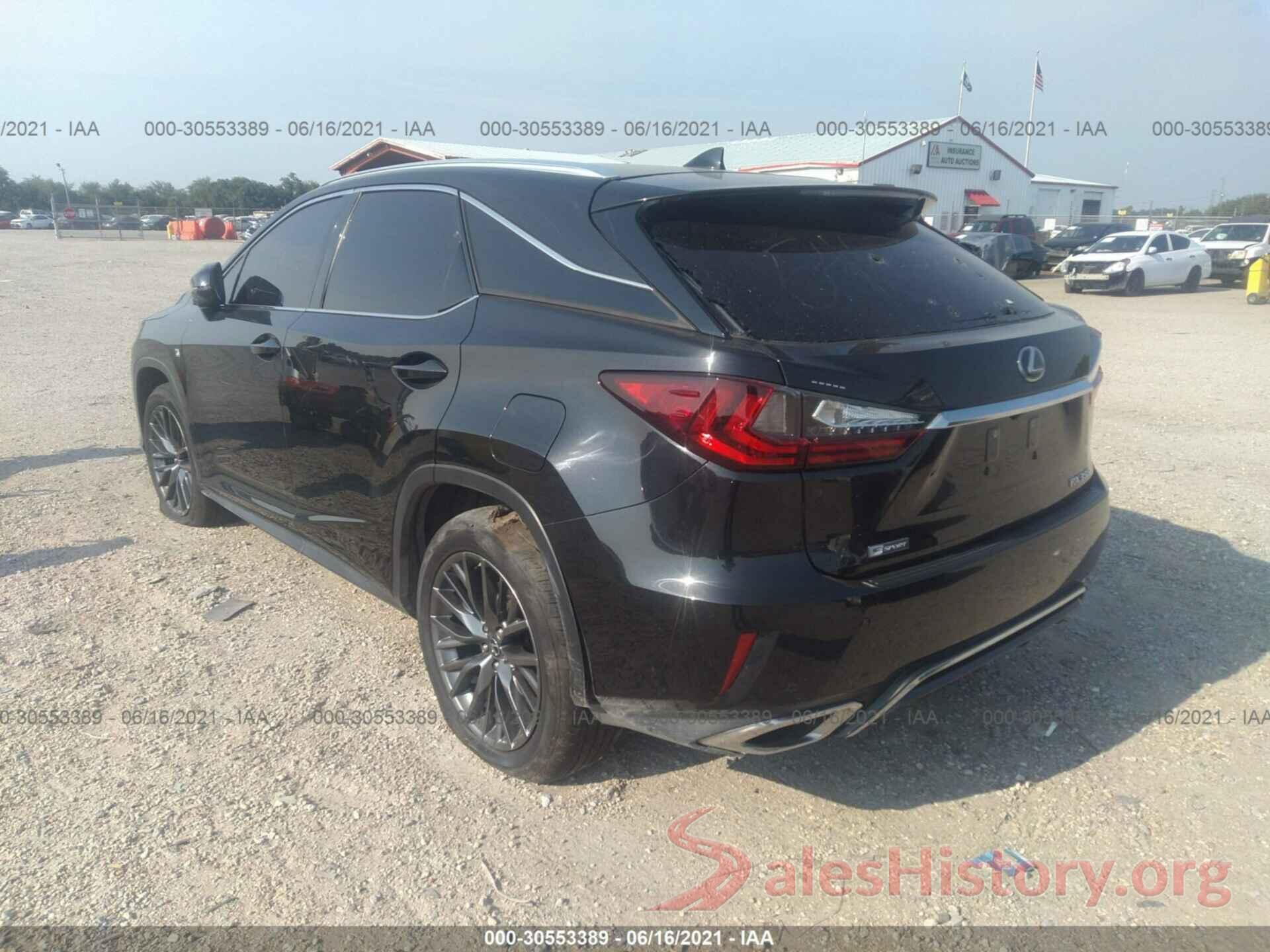 2T2BZMCA8HC129207 2017 LEXUS RX