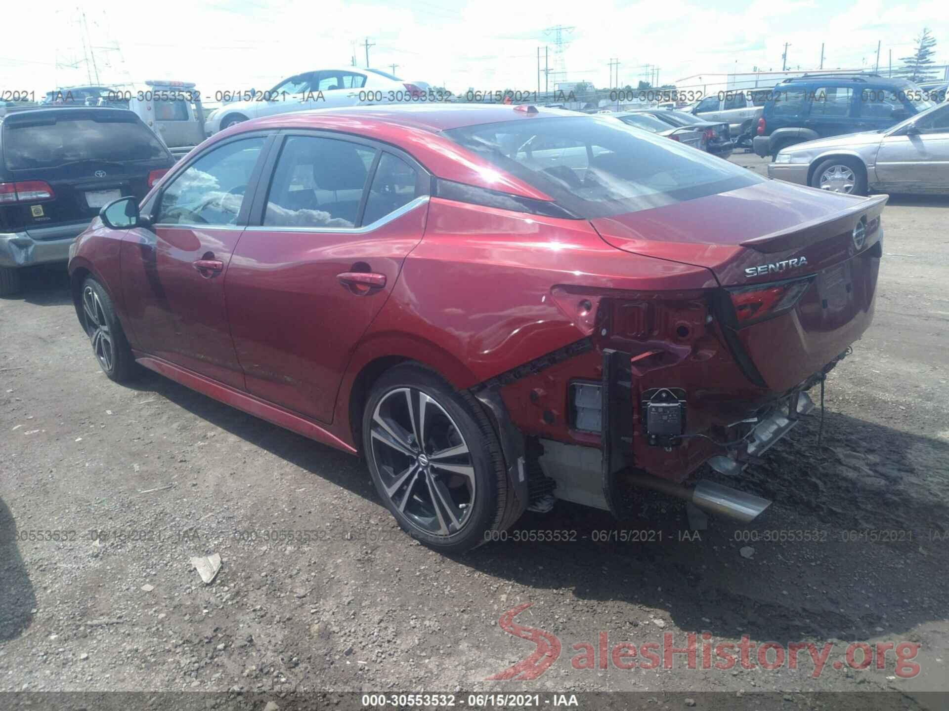 3N1AB8DV5LY297427 2020 NISSAN SENTRA