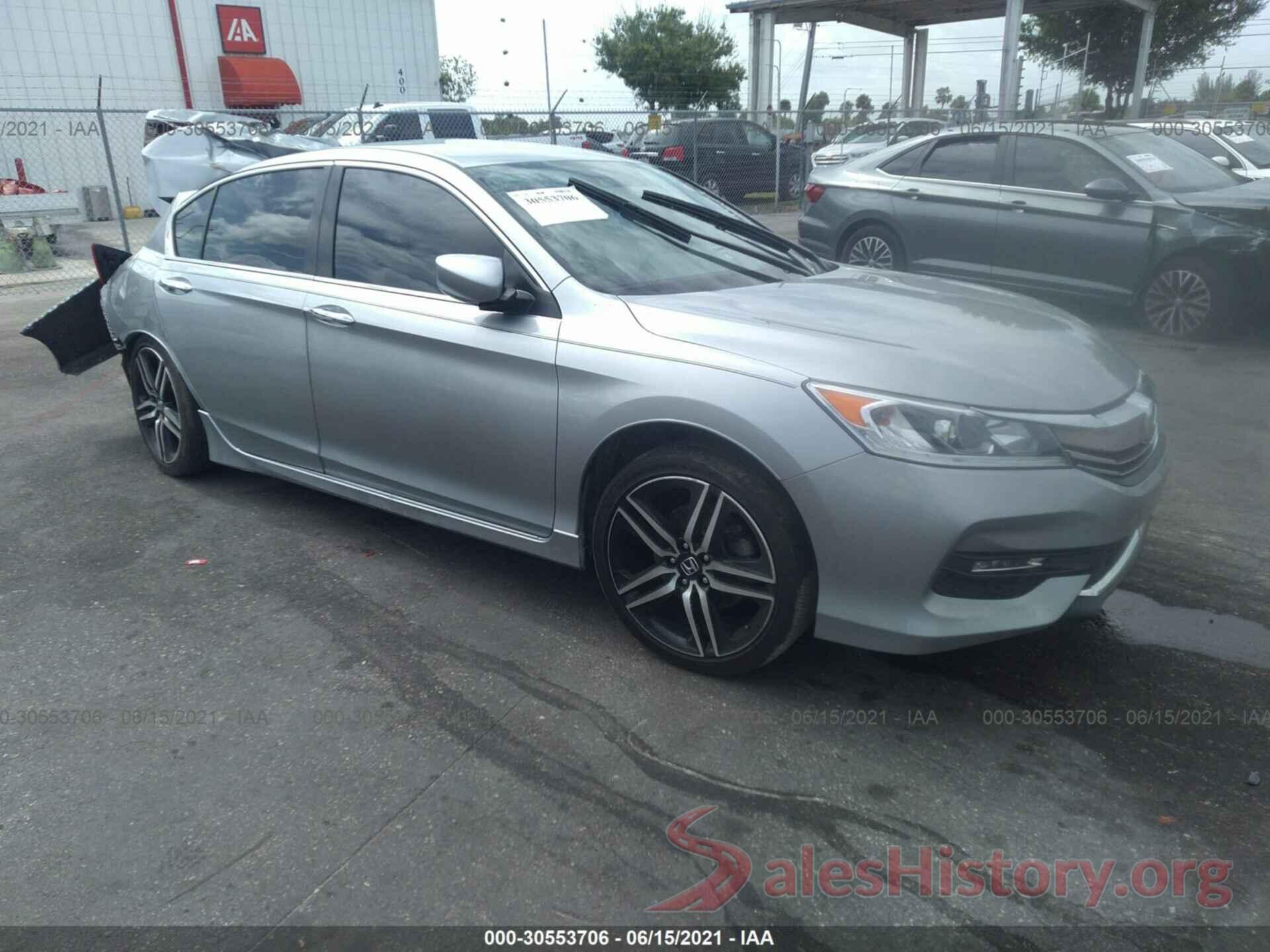 1HGCR2F63GA123744 2016 HONDA ACCORD SEDAN