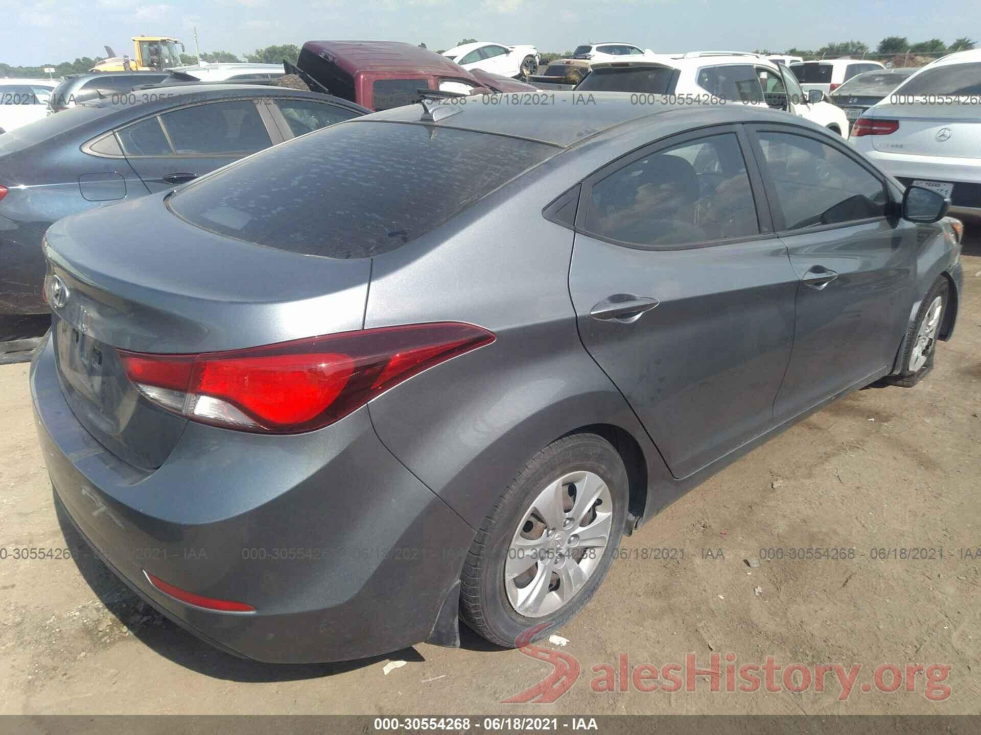 KMHDH4AE7GU584343 2016 HYUNDAI ELANTRA