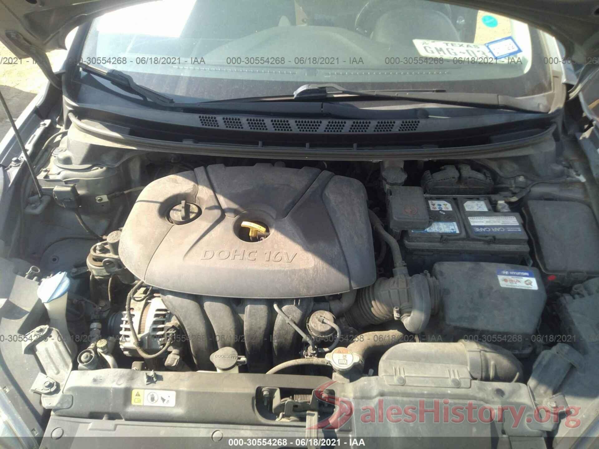 KMHDH4AE7GU584343 2016 HYUNDAI ELANTRA