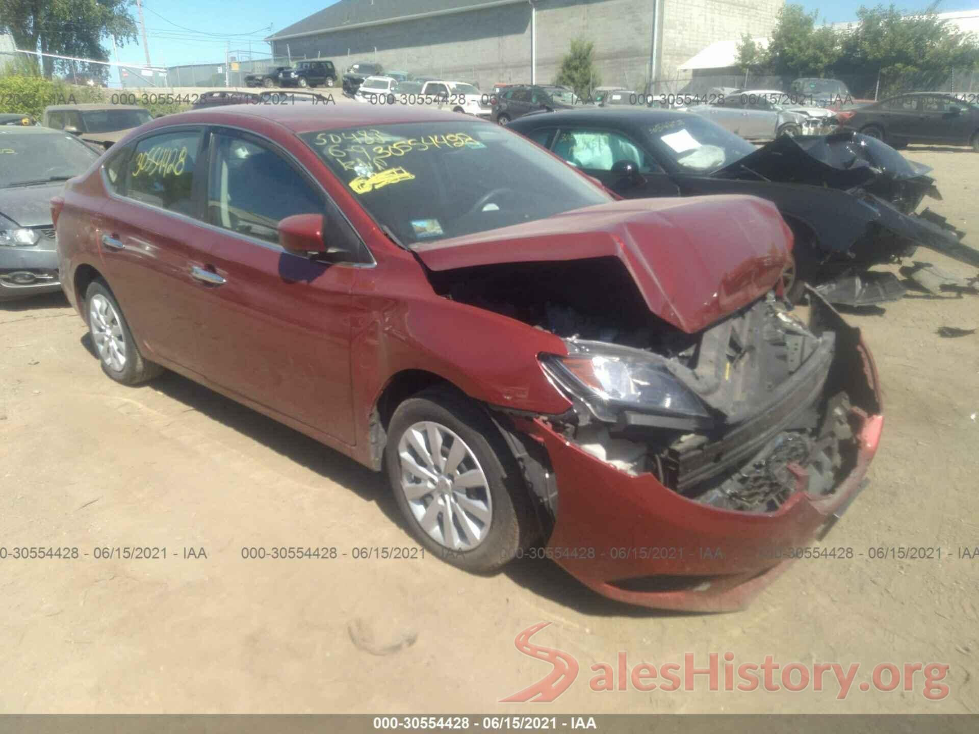 3N1AB7APXGL650439 2016 NISSAN SENTRA