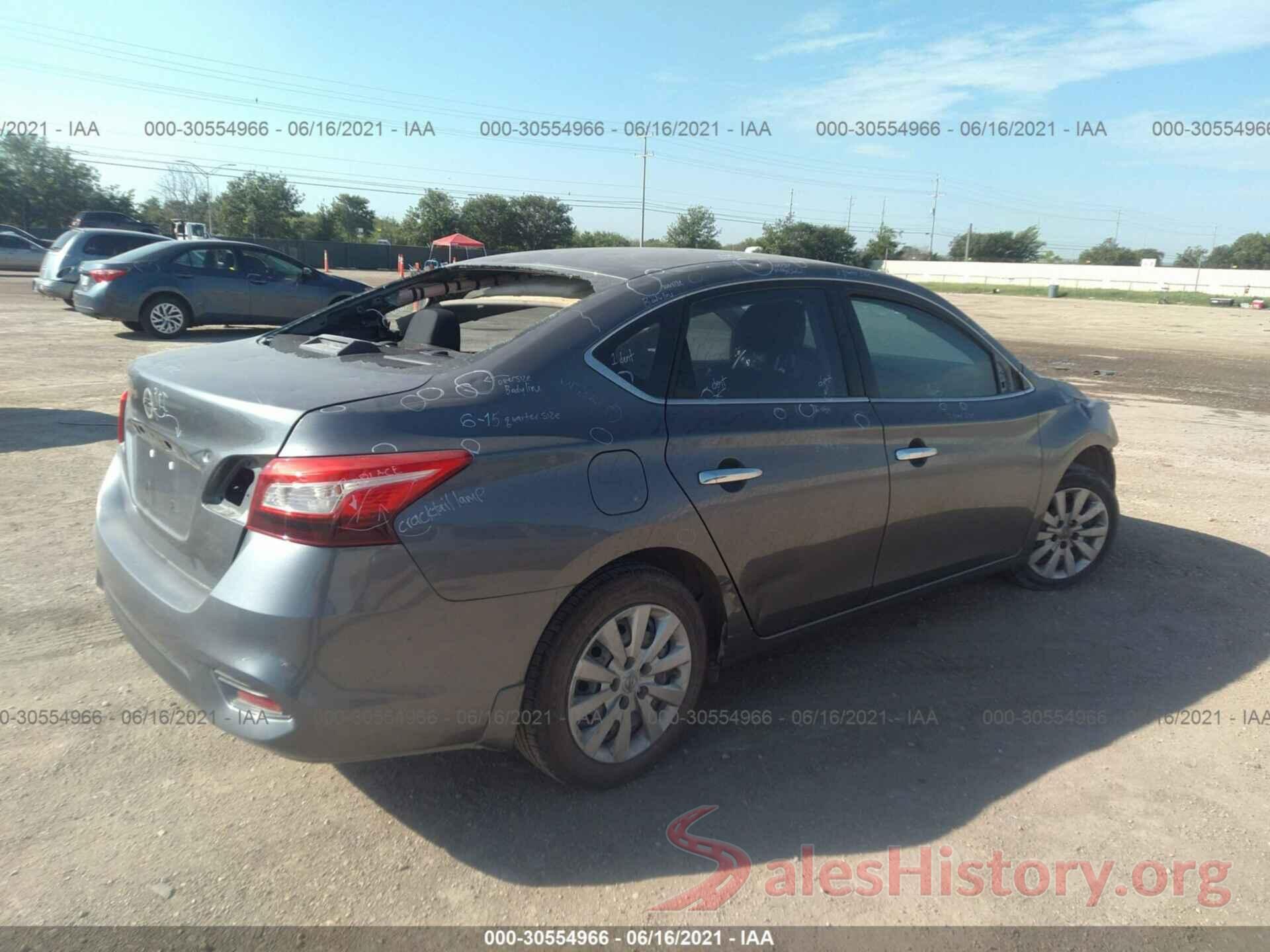 3N1AB7AP1KY290800 2019 NISSAN SENTRA