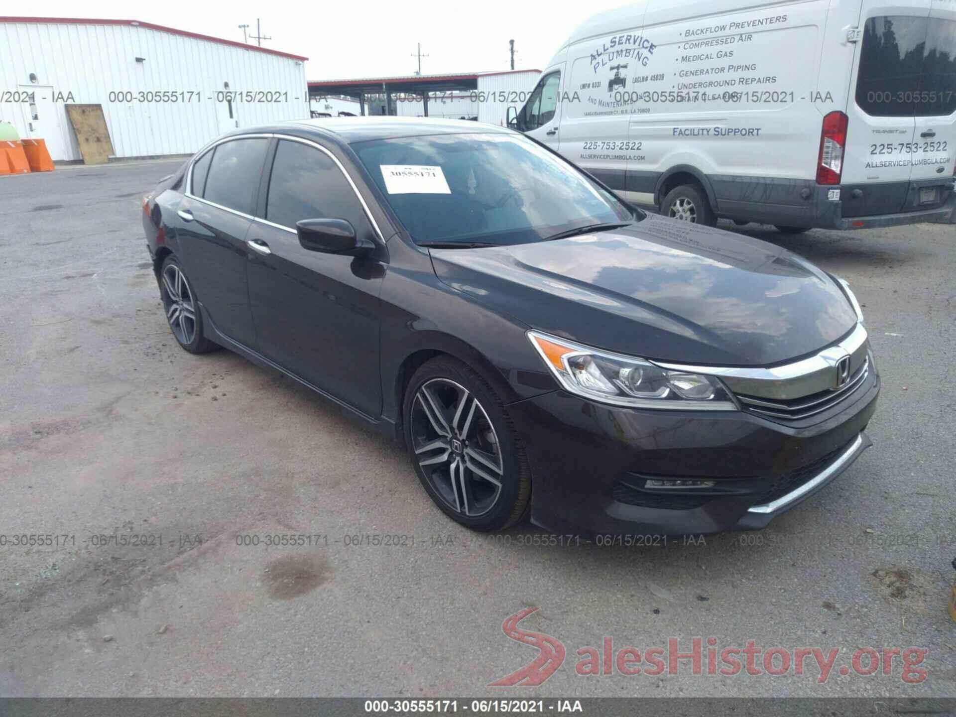 1HGCR2F55GA202176 2016 HONDA ACCORD SEDAN