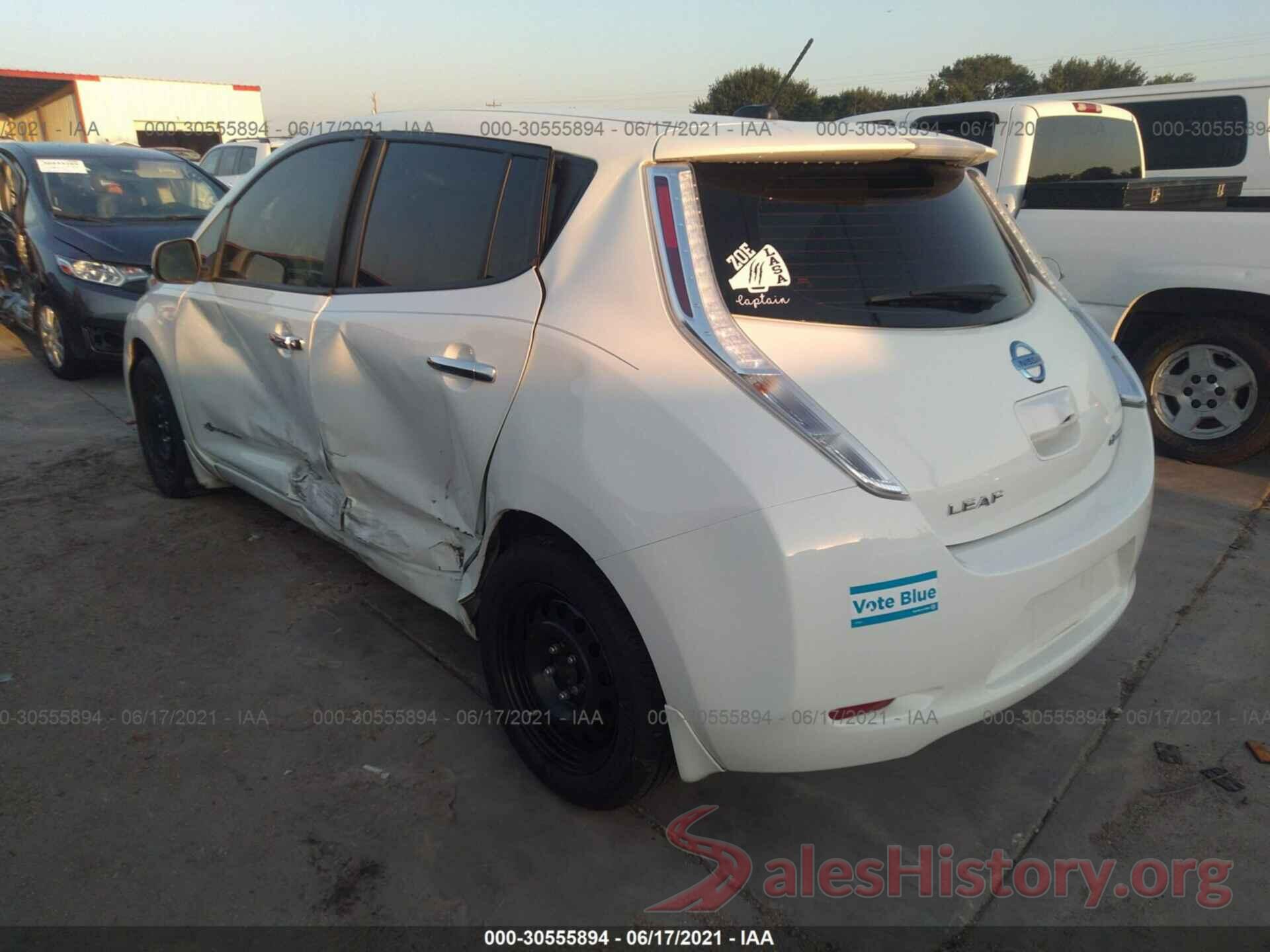 1N4AZ0CP6GC305259 2016 NISSAN LEAF