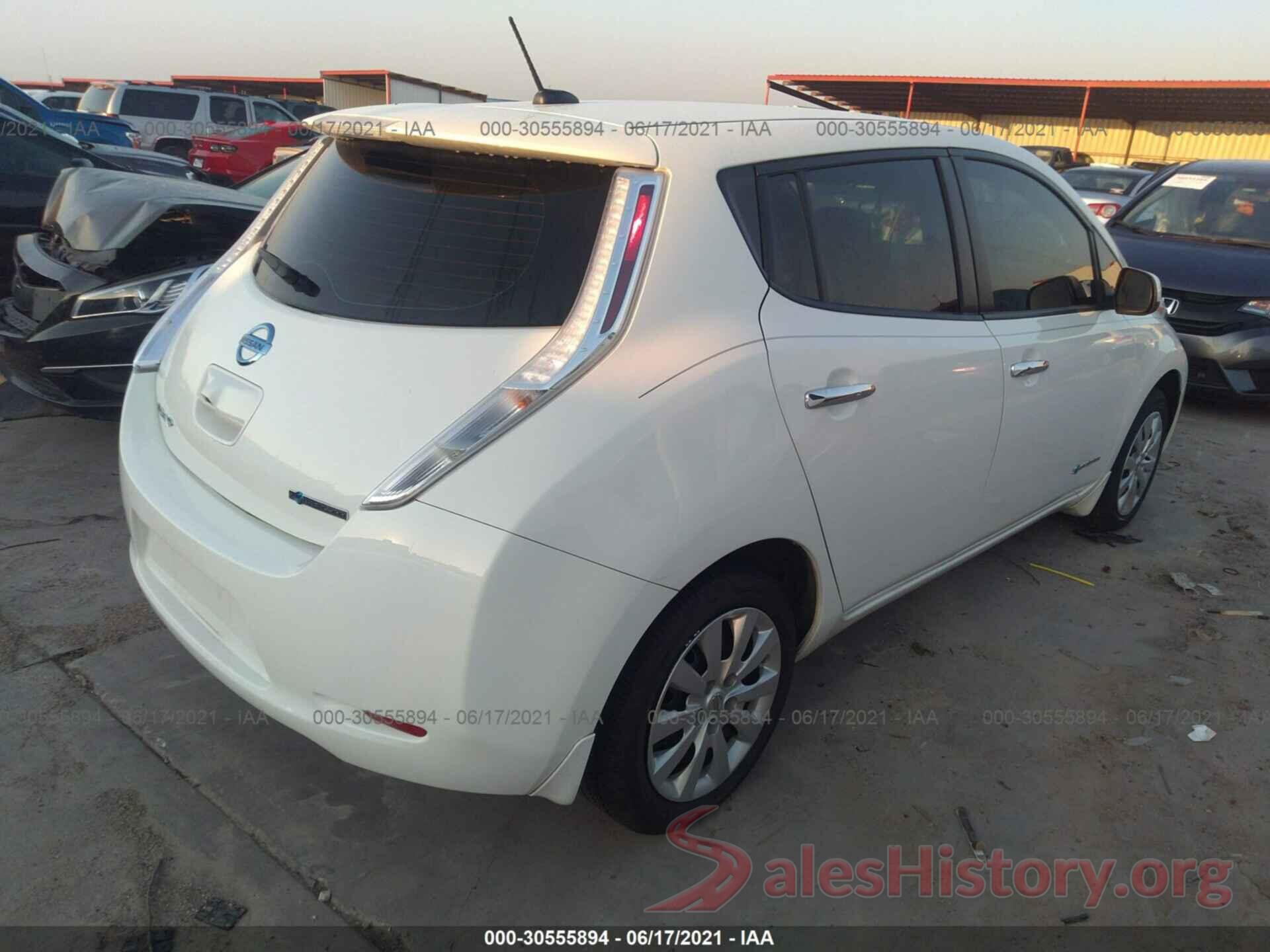 1N4AZ0CP6GC305259 2016 NISSAN LEAF