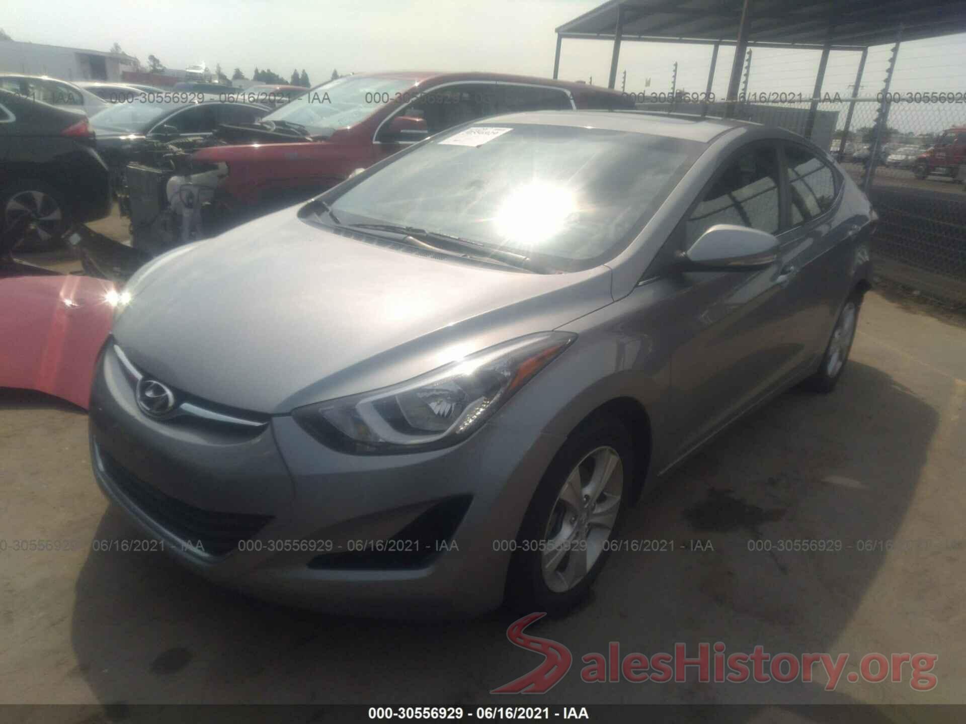 KMHDH4AEXGU483264 2016 HYUNDAI ELANTRA