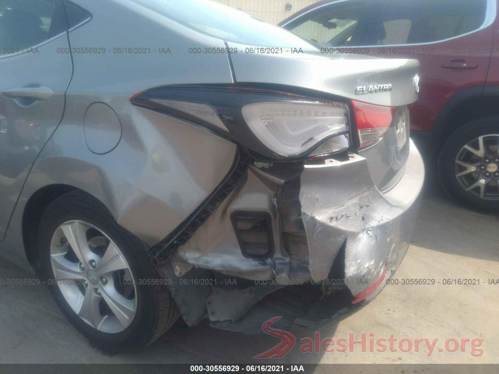 KMHDH4AEXGU483264 2016 HYUNDAI ELANTRA