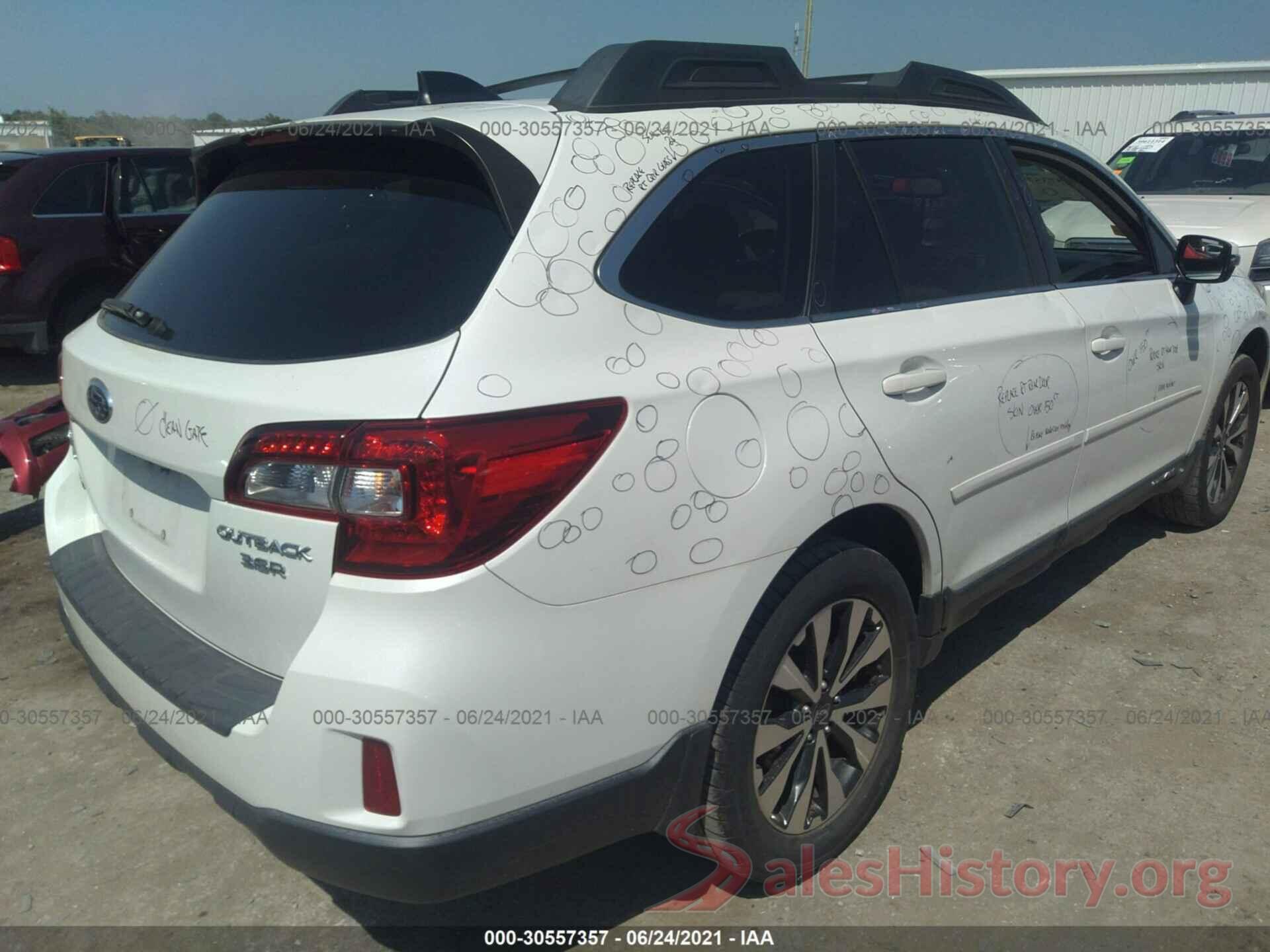 4S4BSEKC8H3201416 2017 SUBARU OUTBACK