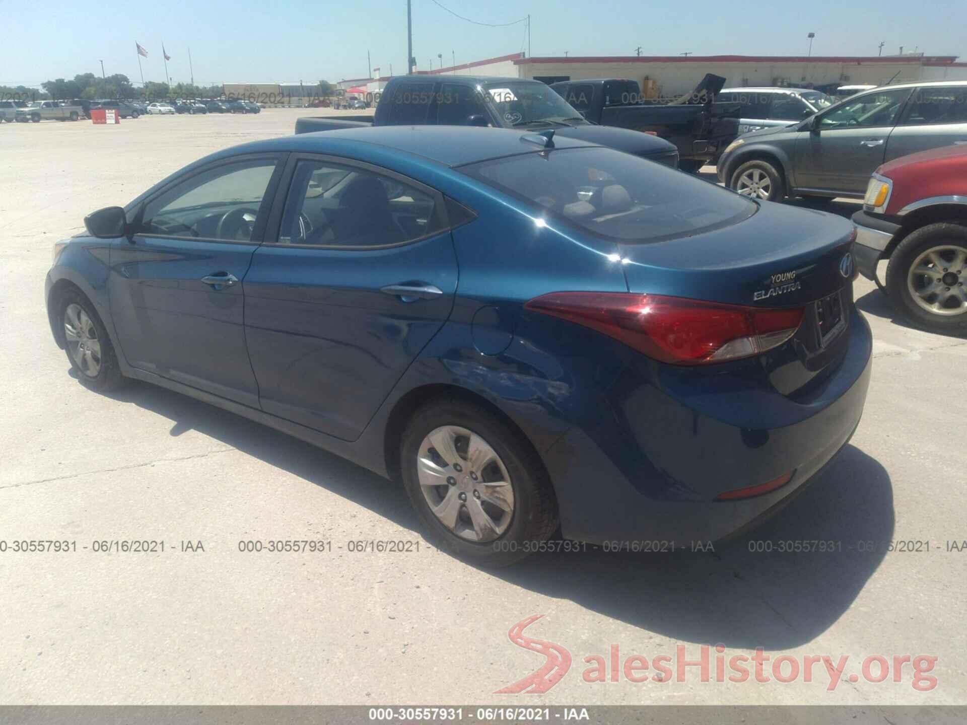 KMHDH4AE9GU648611 2016 HYUNDAI ELANTRA