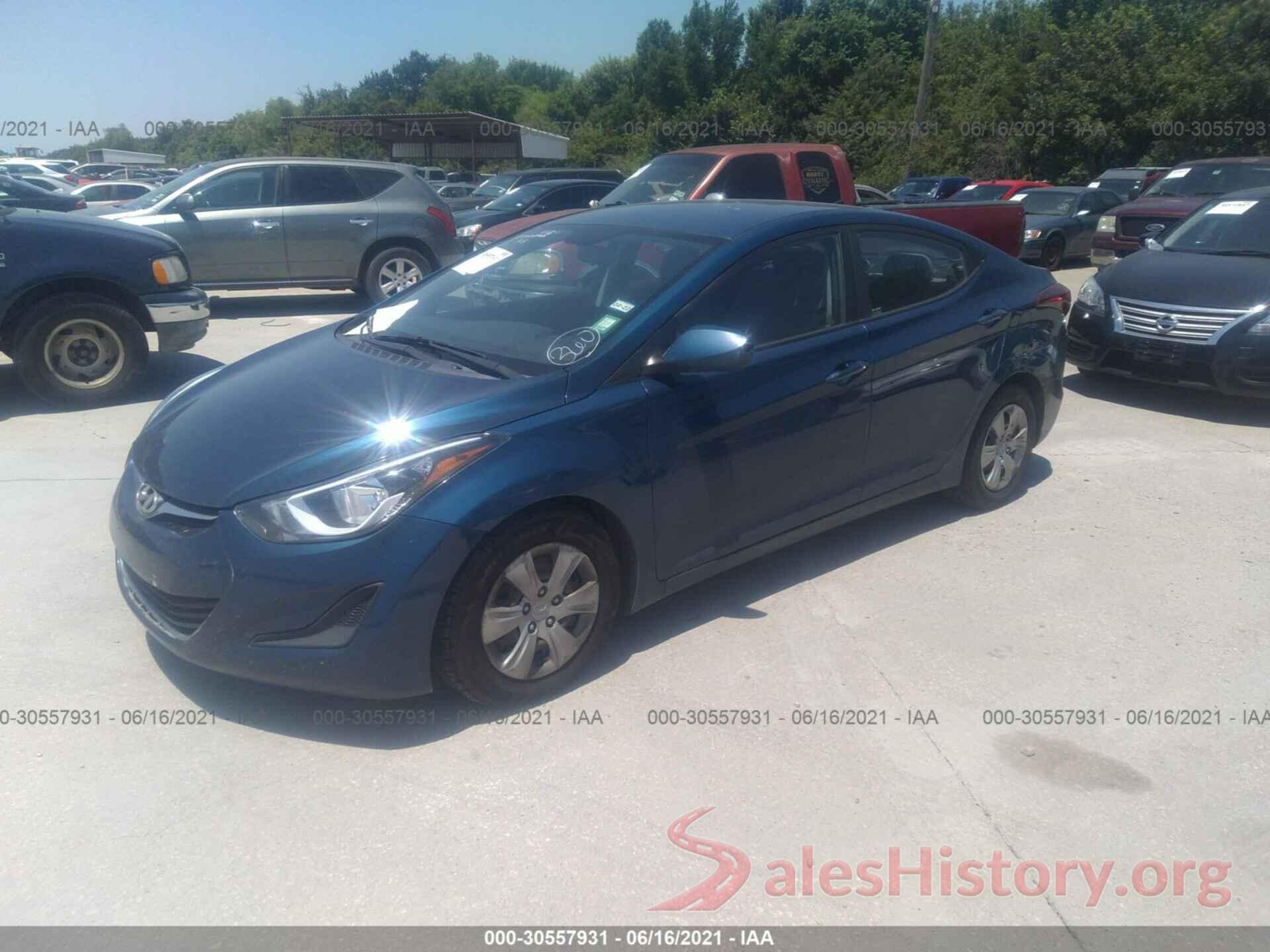 KMHDH4AE9GU648611 2016 HYUNDAI ELANTRA