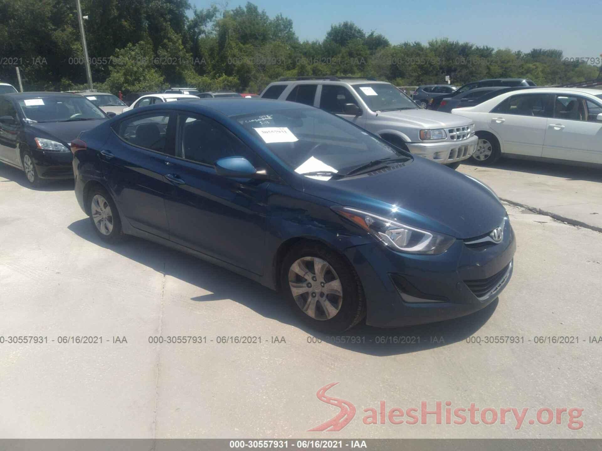 KMHDH4AE9GU648611 2016 HYUNDAI ELANTRA