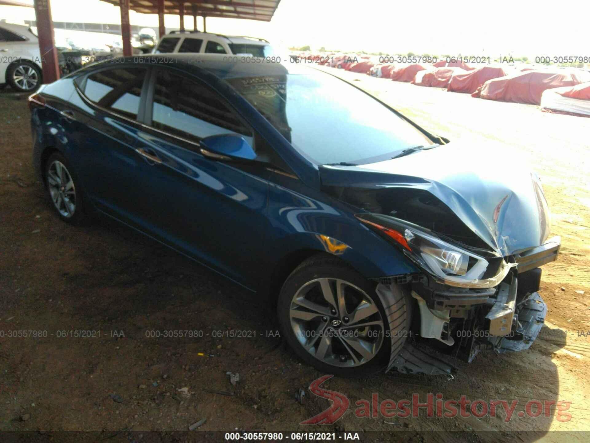 KMHDH4AE3GU634820 2016 HYUNDAI ELANTRA