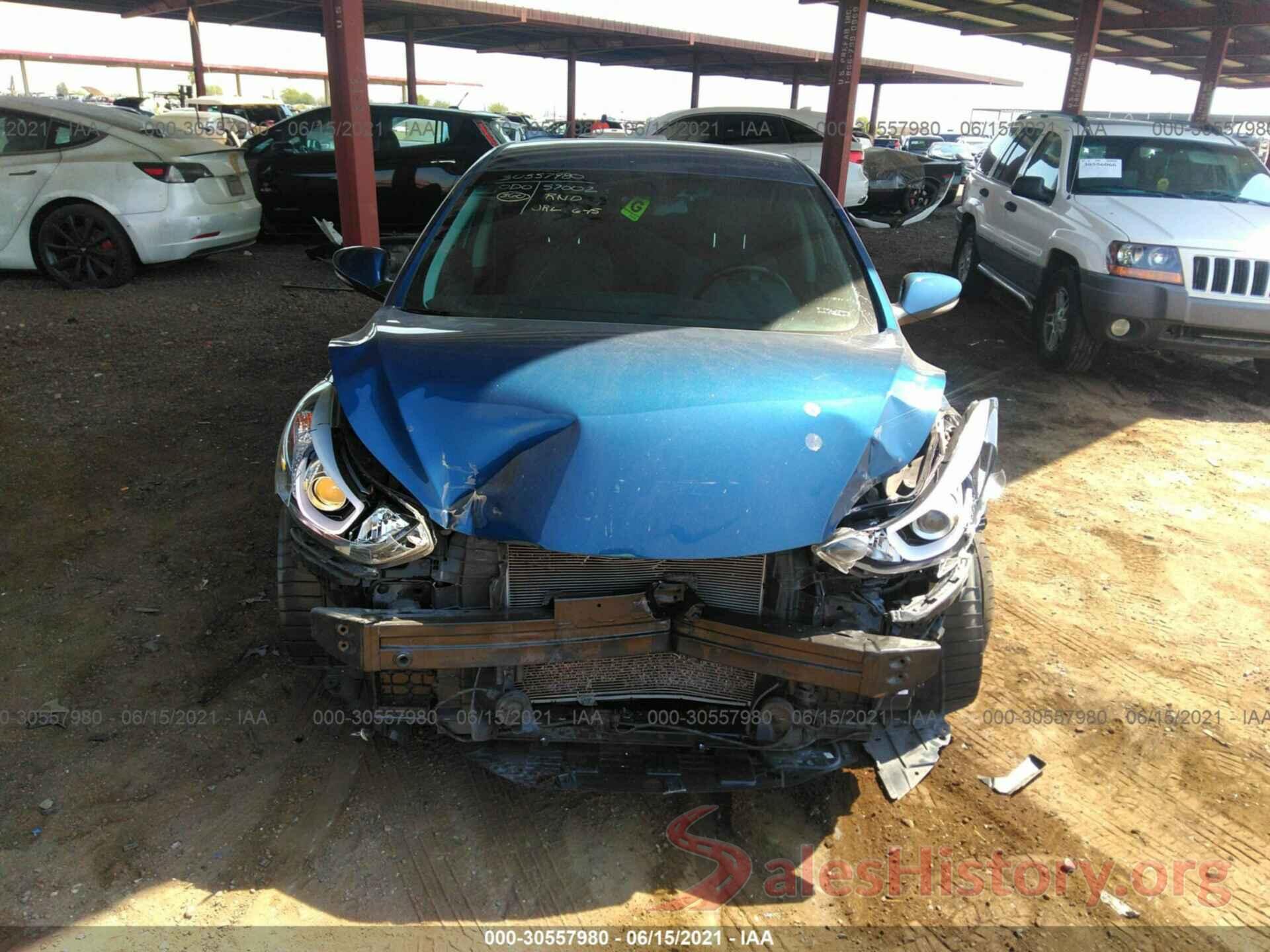 KMHDH4AE3GU634820 2016 HYUNDAI ELANTRA