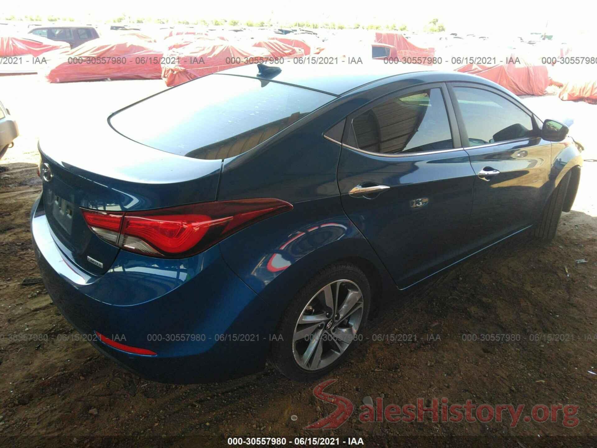 KMHDH4AE3GU634820 2016 HYUNDAI ELANTRA