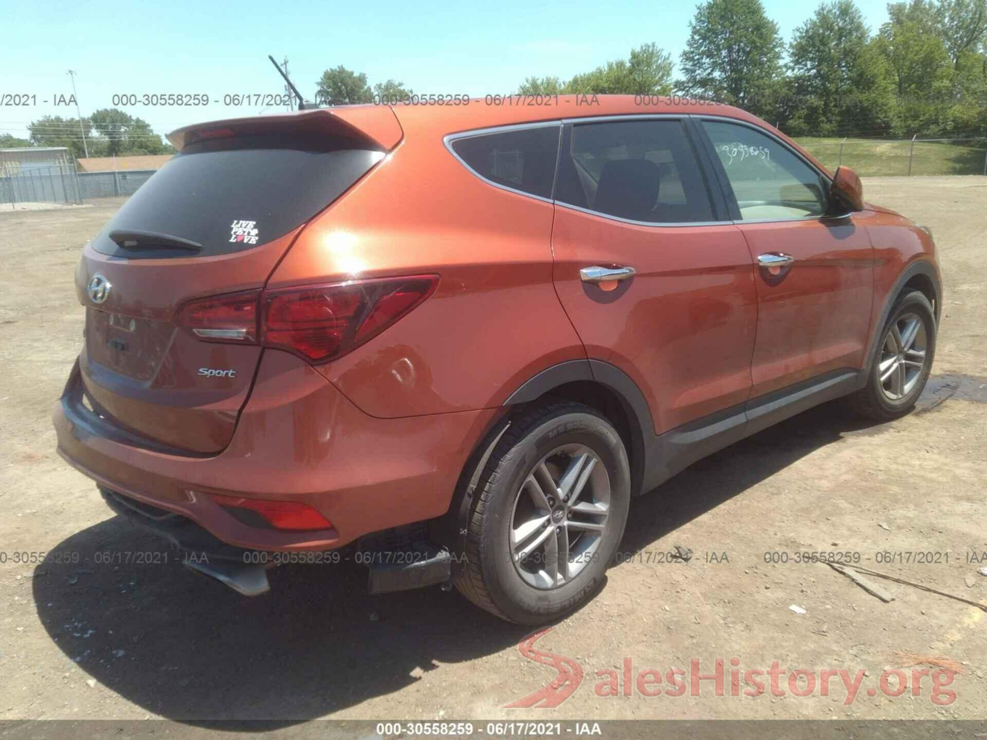 5XYZT3LB8JG522044 2018 HYUNDAI SANTA FE SPORT