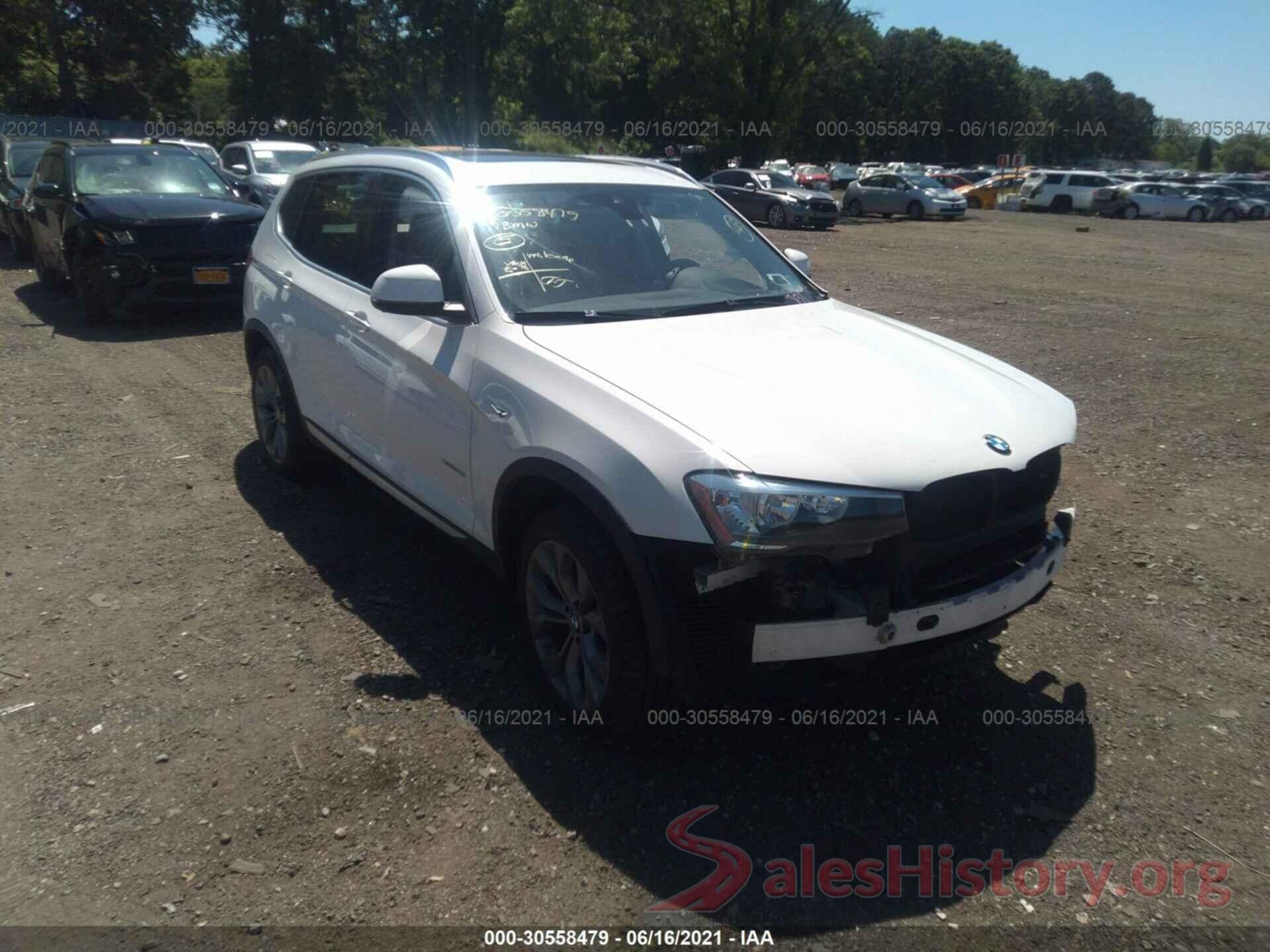 5UXWX9C38H0T19463 2017 BMW X3