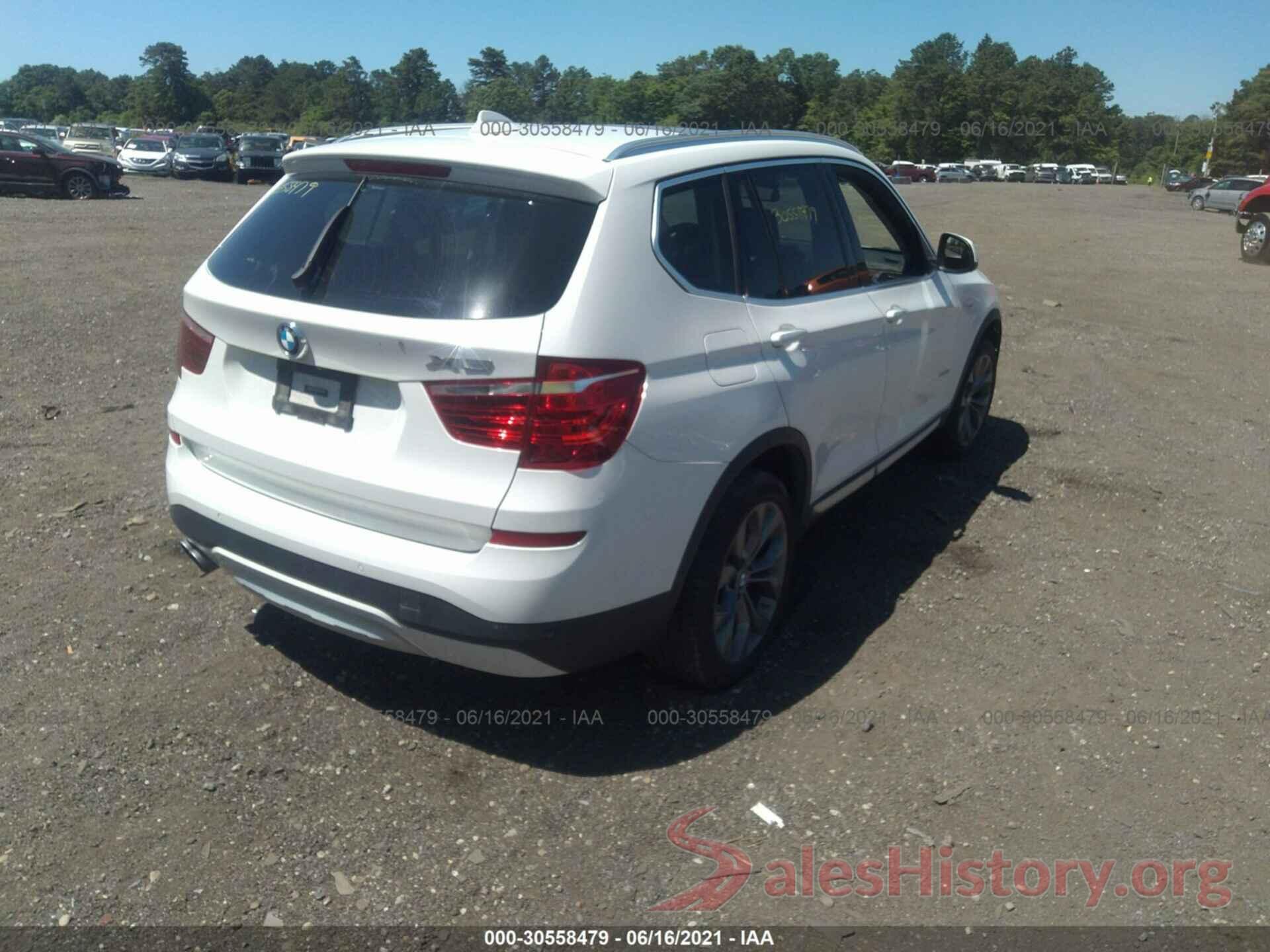 5UXWX9C38H0T19463 2017 BMW X3