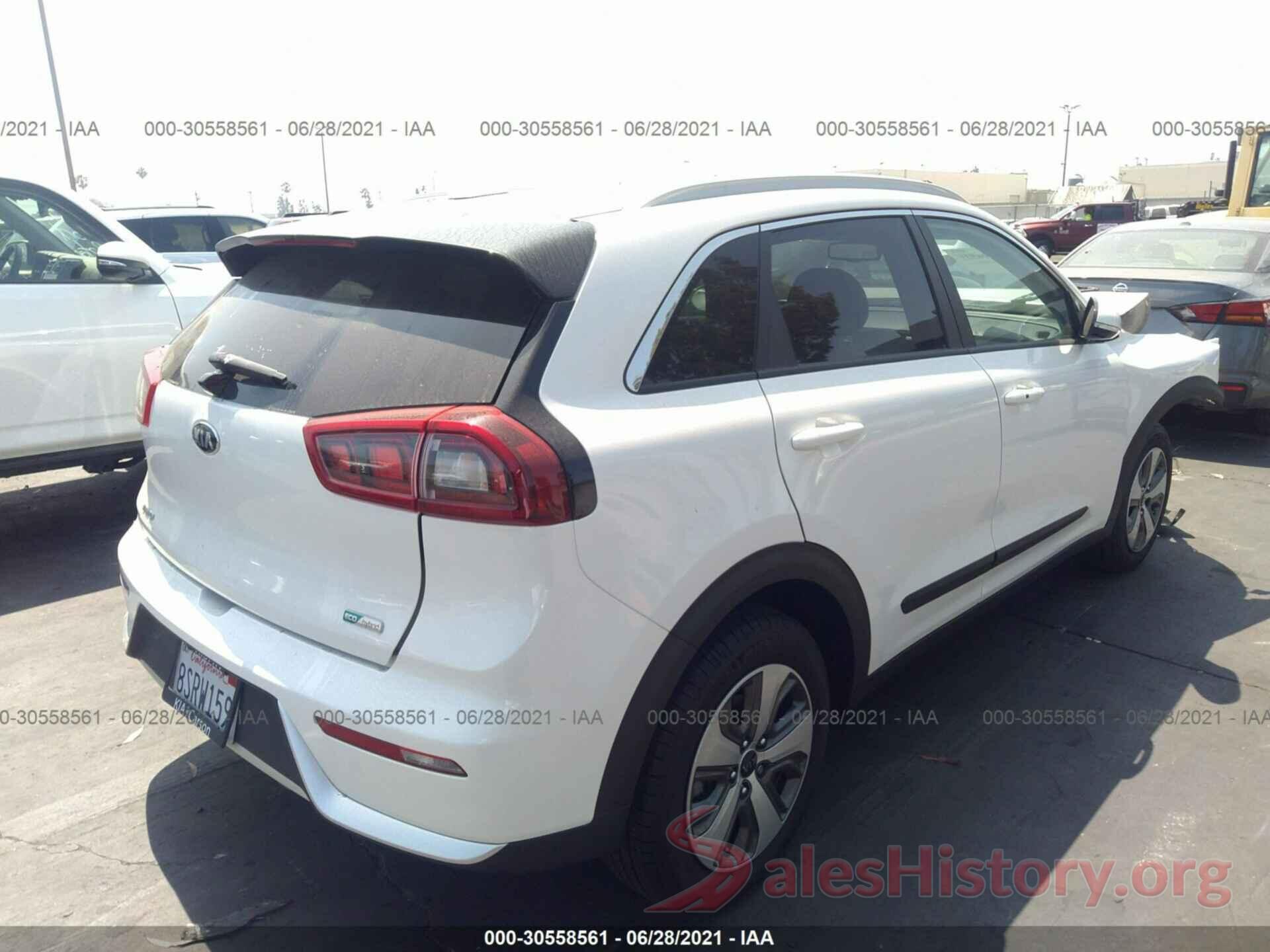 KNDCC3LC6K5350539 2019 KIA NIRO