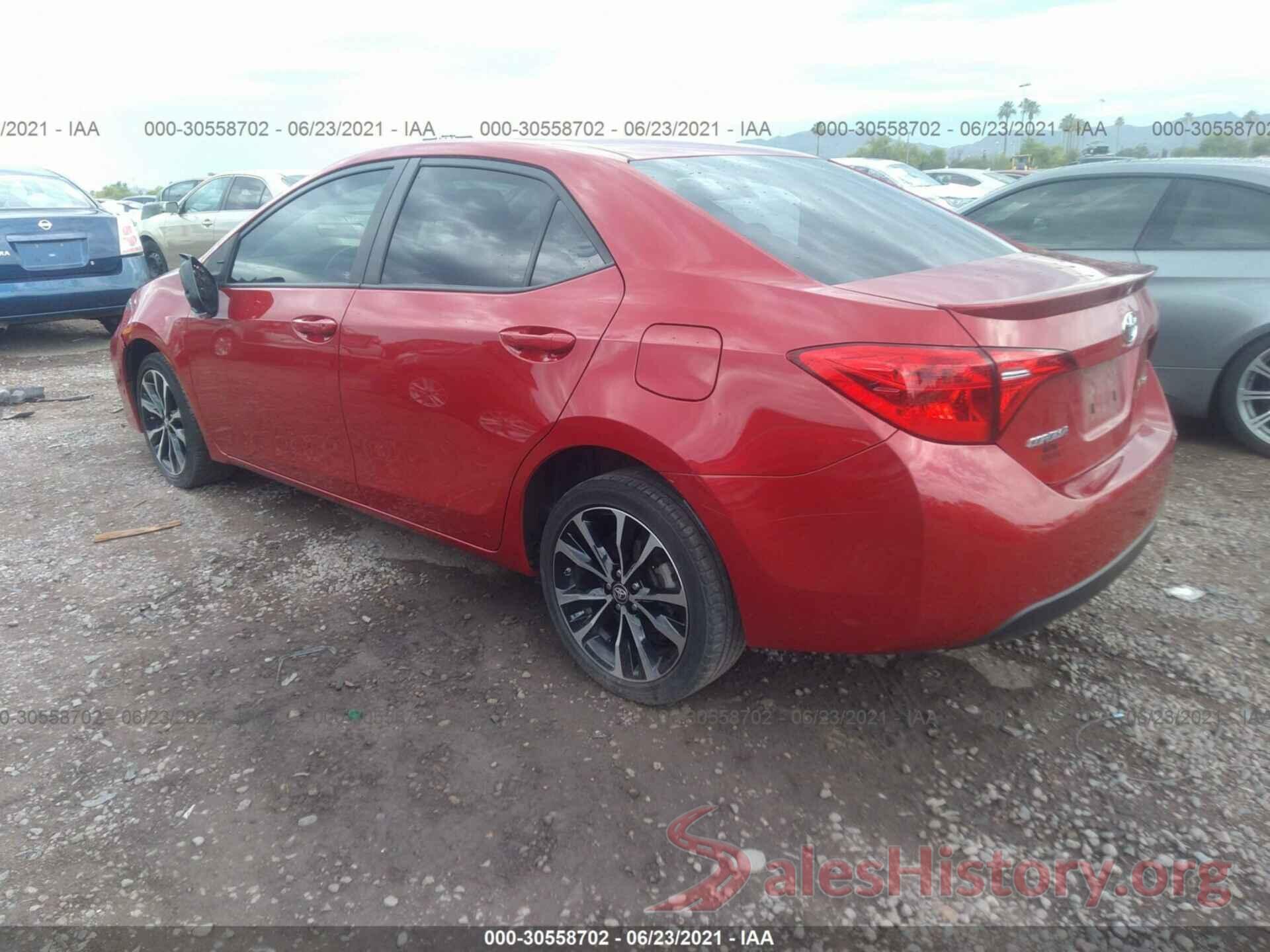 2T1BURHE1HC786037 2017 TOYOTA COROLLA