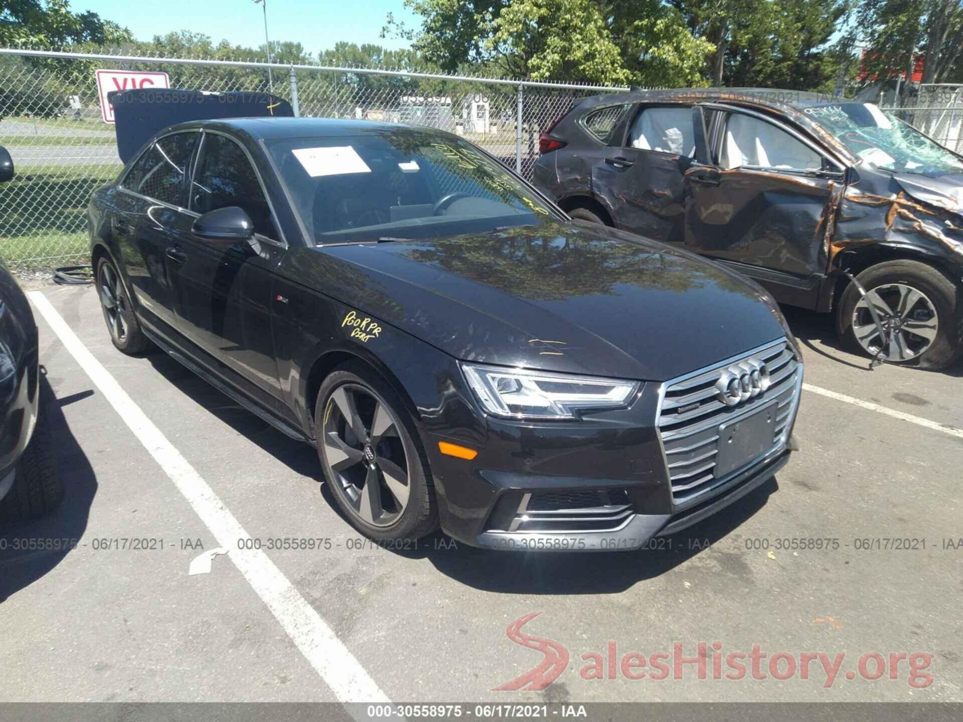 WAUENAF48HN003229 2017 AUDI A4