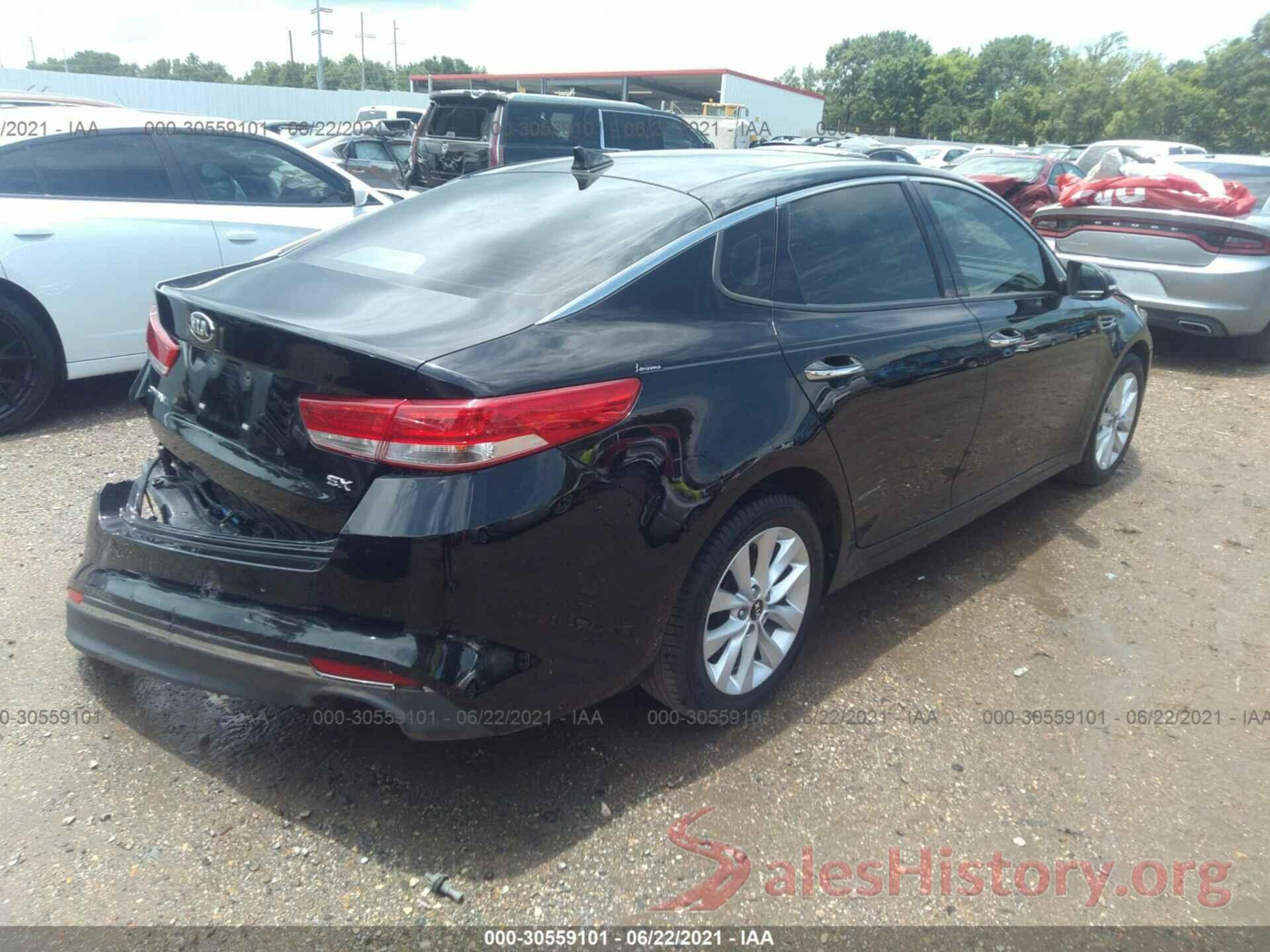 5XXGU4L30GG034805 2016 KIA OPTIMA