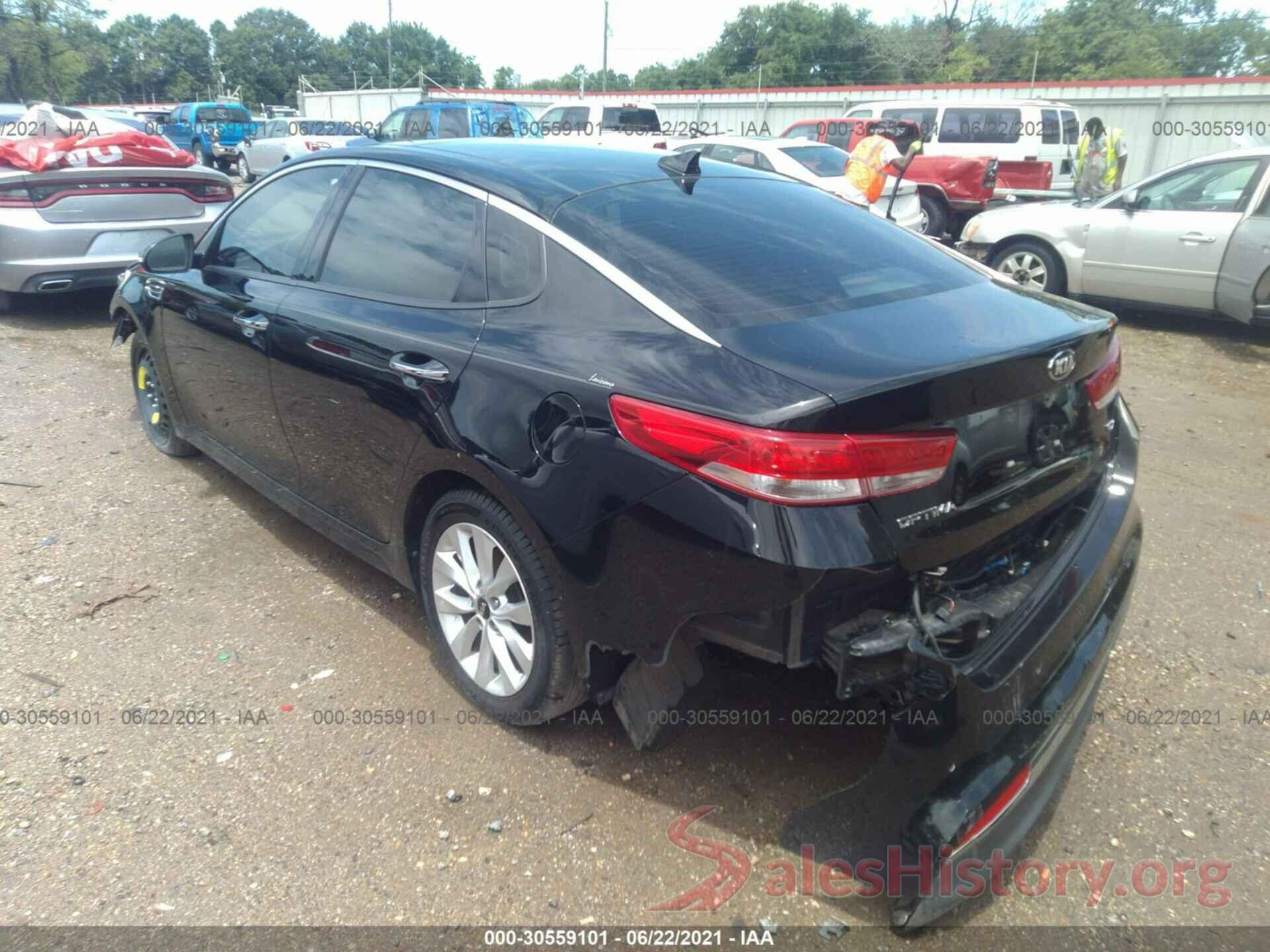 5XXGU4L30GG034805 2016 KIA OPTIMA