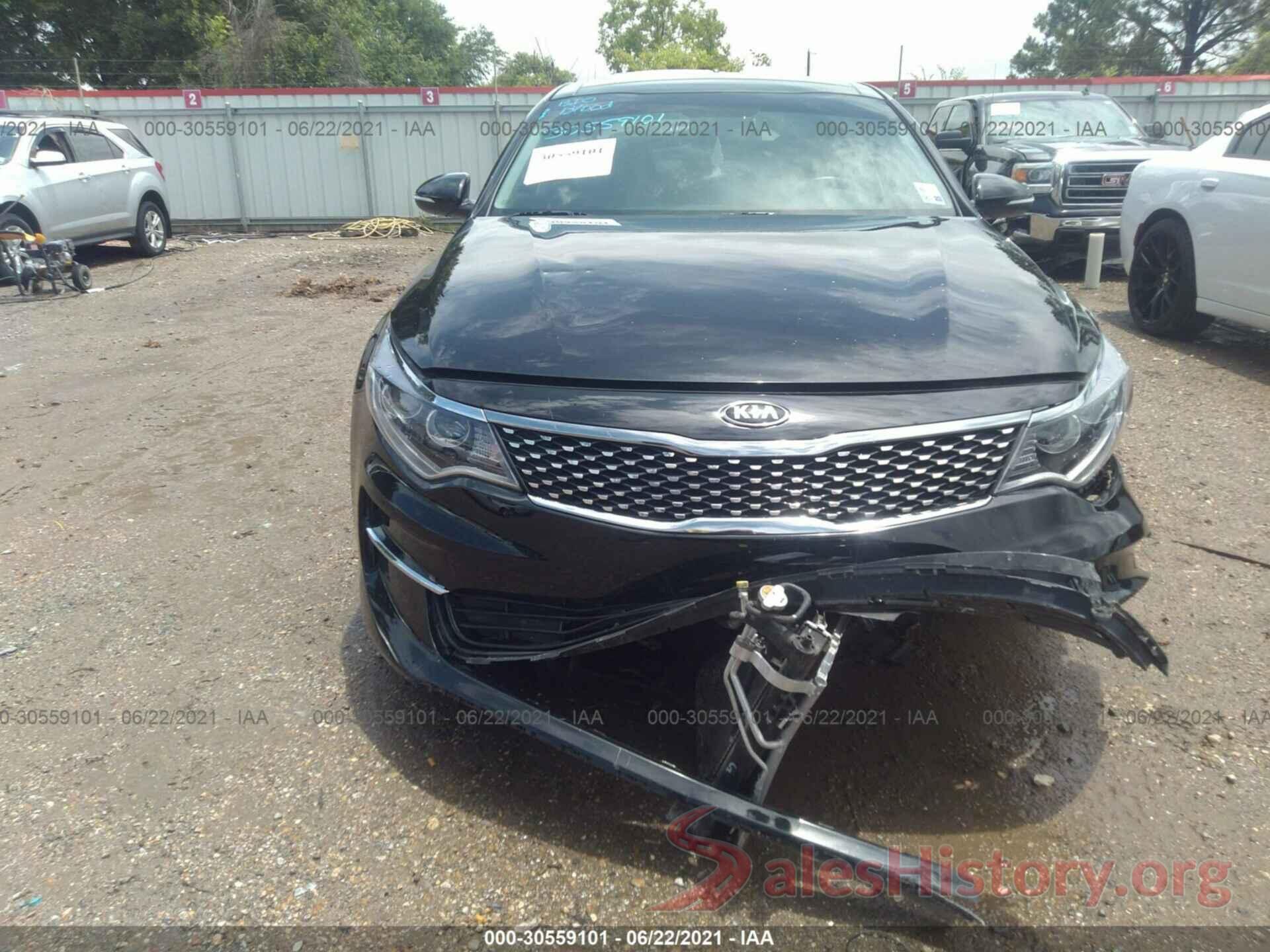 5XXGU4L30GG034805 2016 KIA OPTIMA