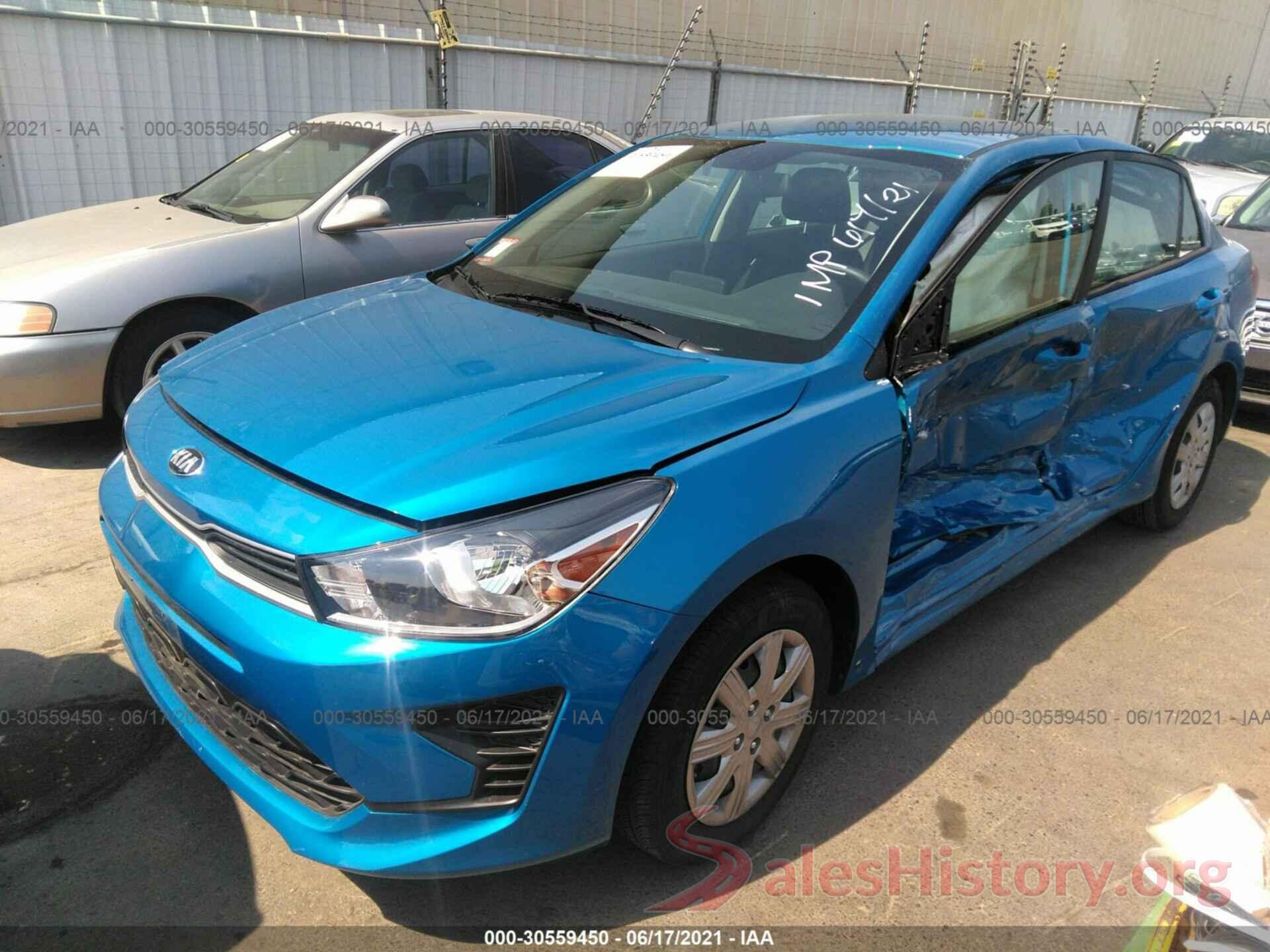 3KPA24AD8ME382606 2021 KIA RIO