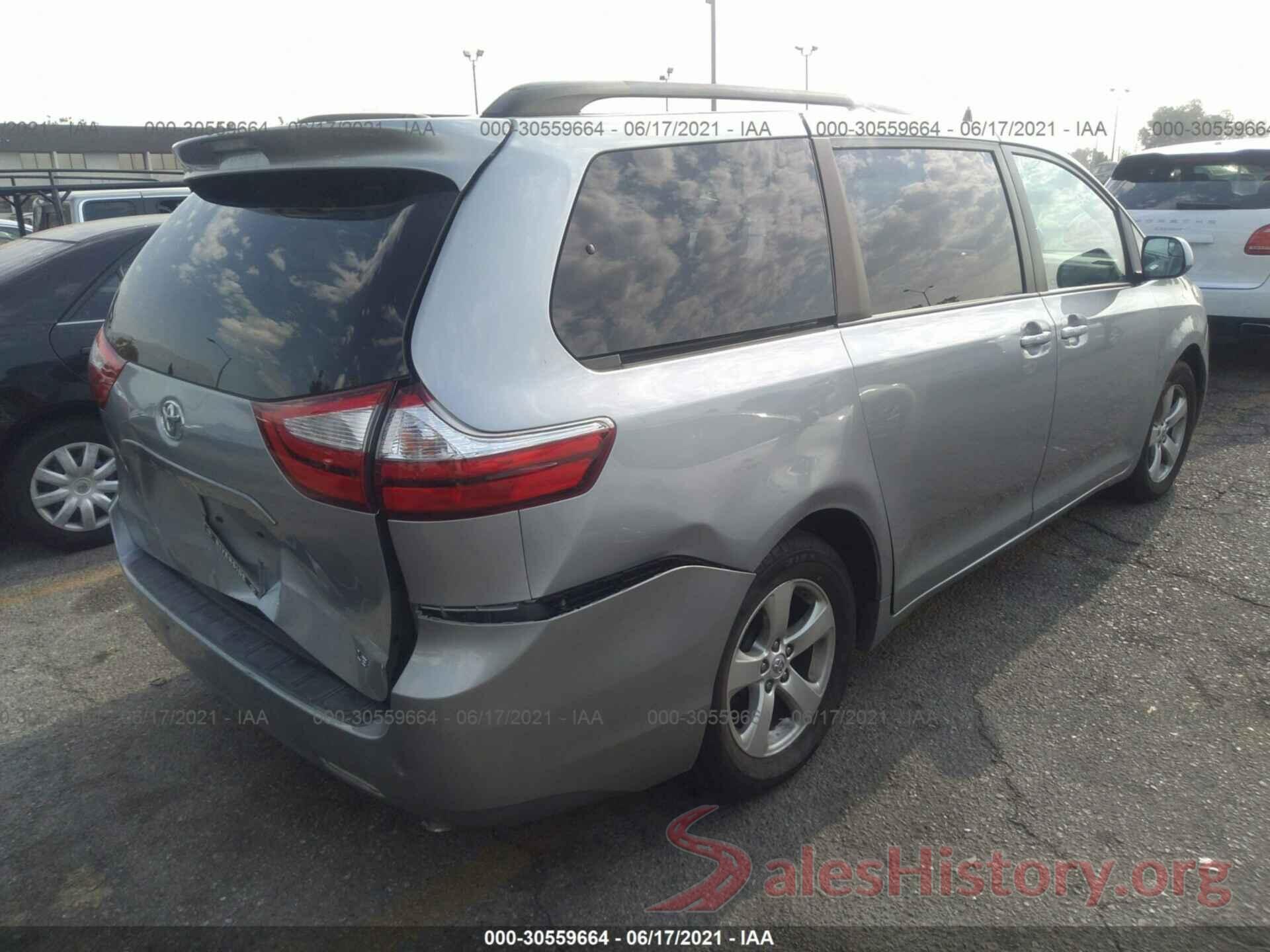 5TDKK3DCXGS739960 2016 TOYOTA SIENNA