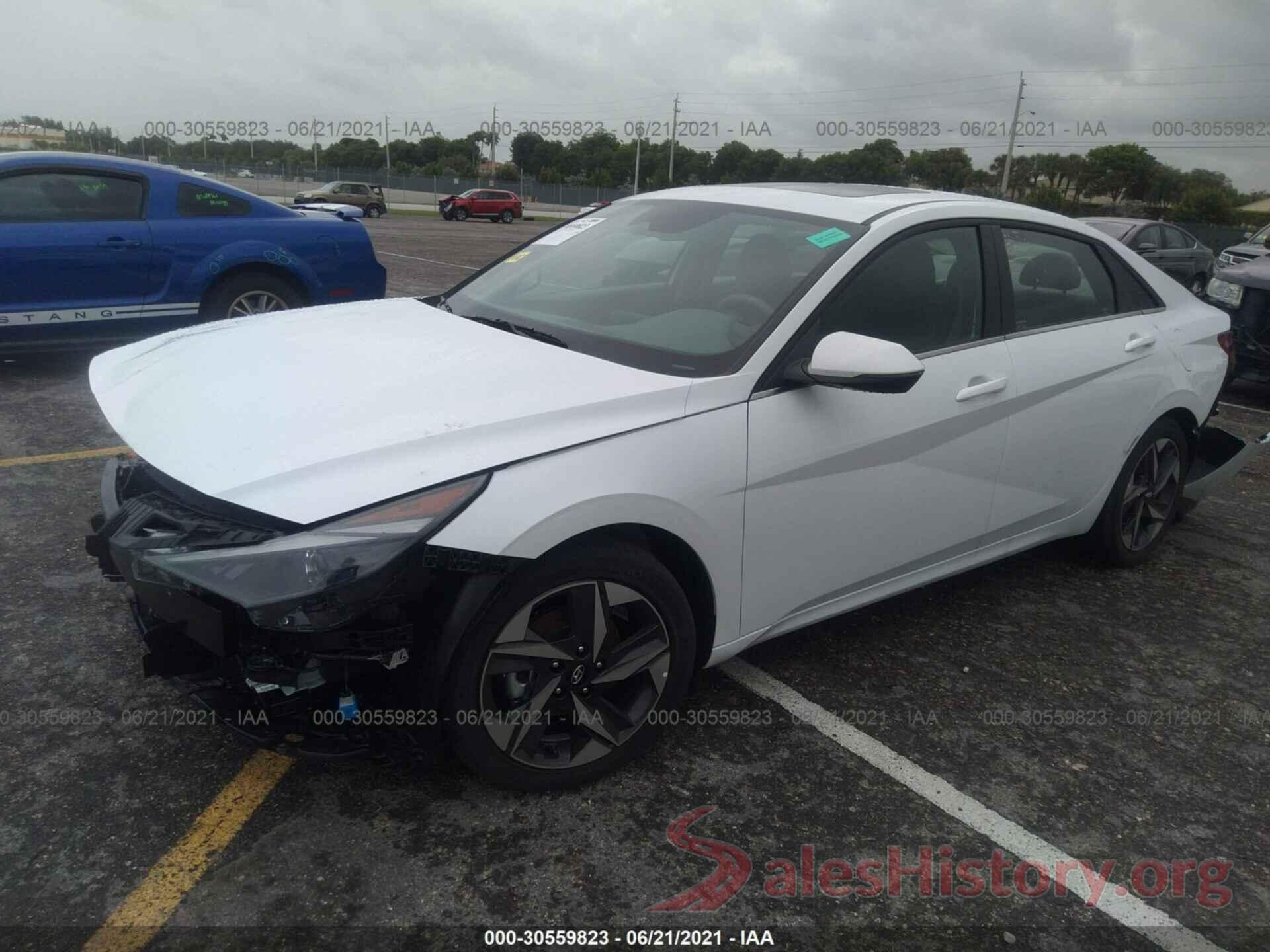 5NPLN4AGXMH029810 2021 HYUNDAI ELANTRA