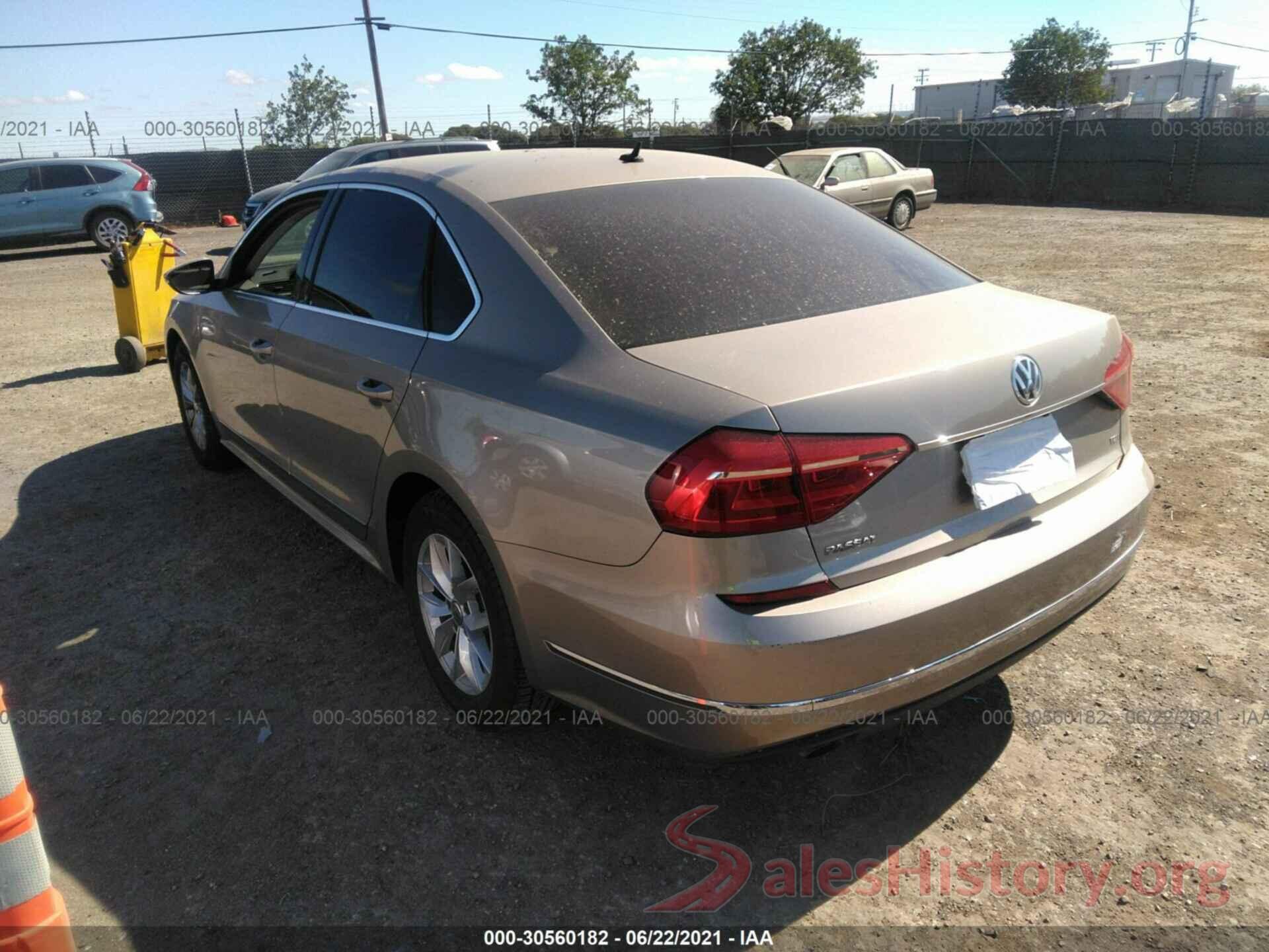 1VWAT7A36GC052560 2016 VOLKSWAGEN PASSAT