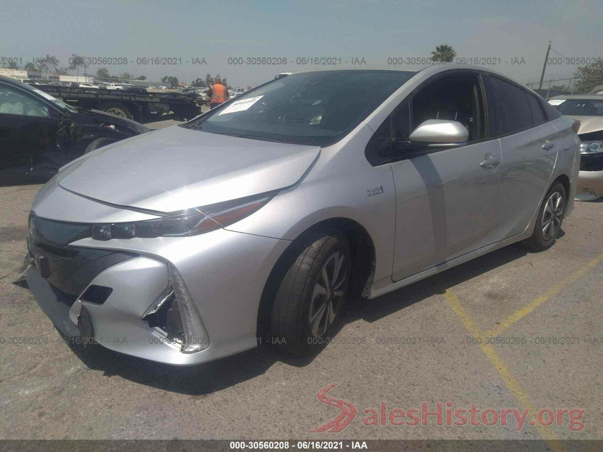 JTDKARFP2K3106255 2019 TOYOTA PRIUS PRIME