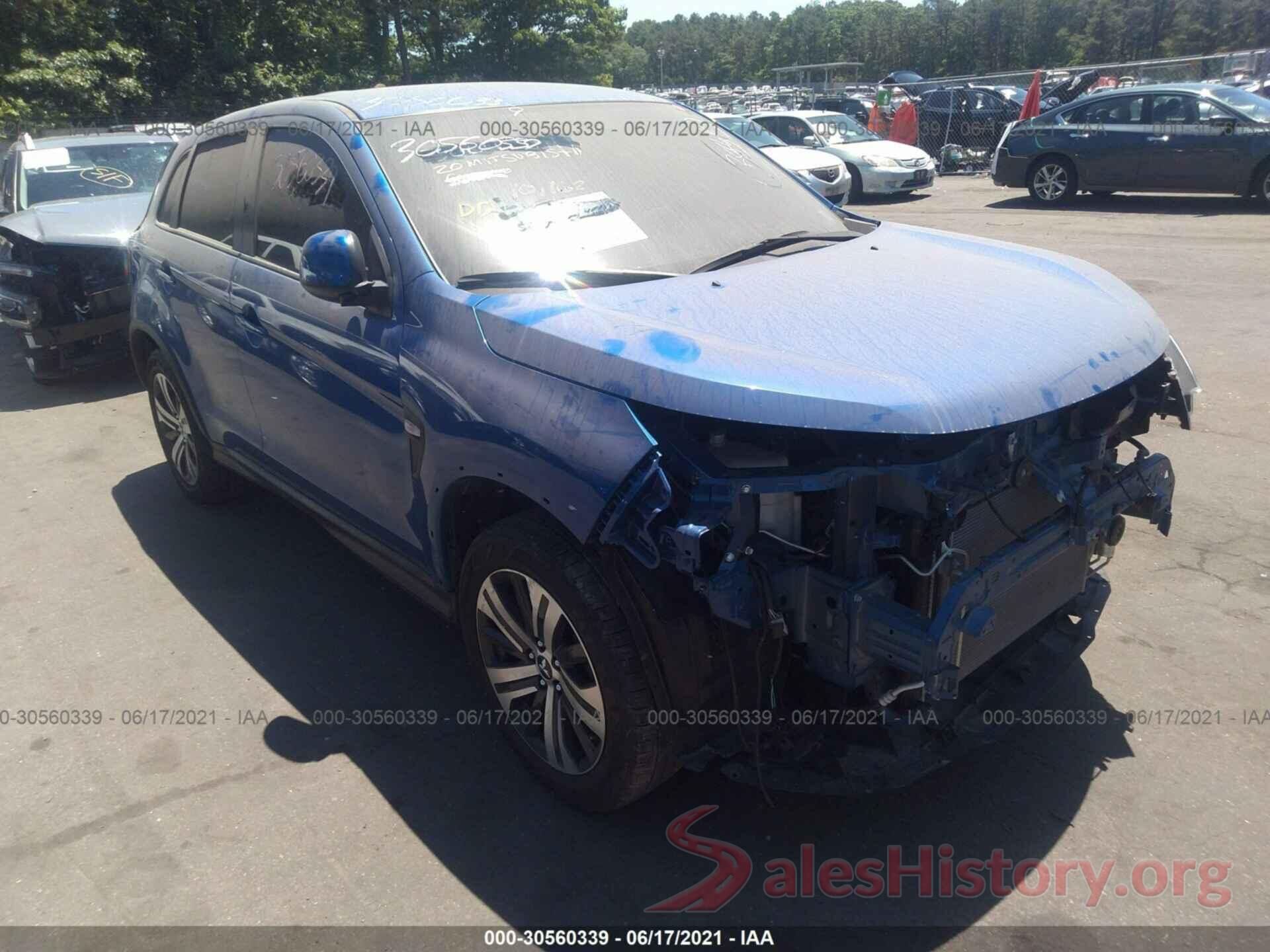 JA4AR3AU1LU027776 2020 MITSUBISHI OUTLANDER SPORT