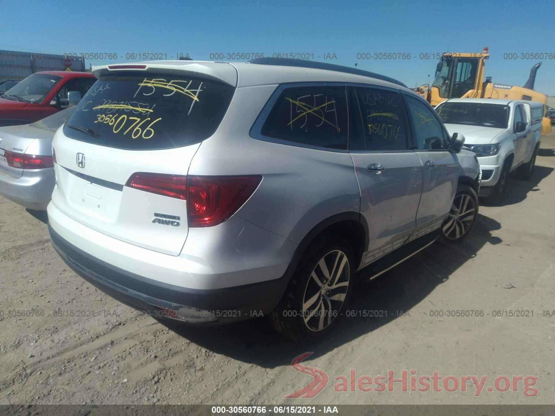 5FNYF6H93JB070392 2018 HONDA PILOT