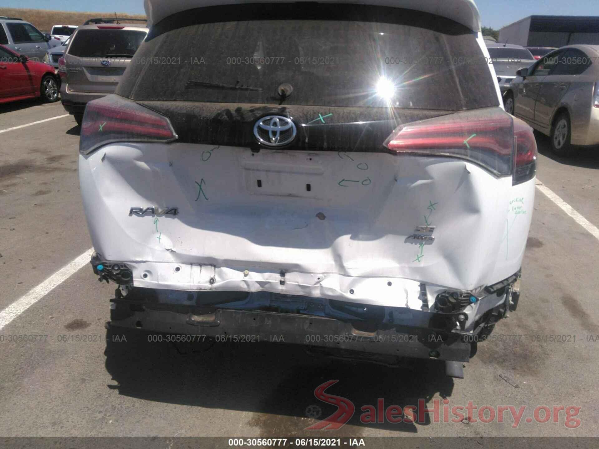 2T3JFREV4GW436187 2016 TOYOTA RAV4