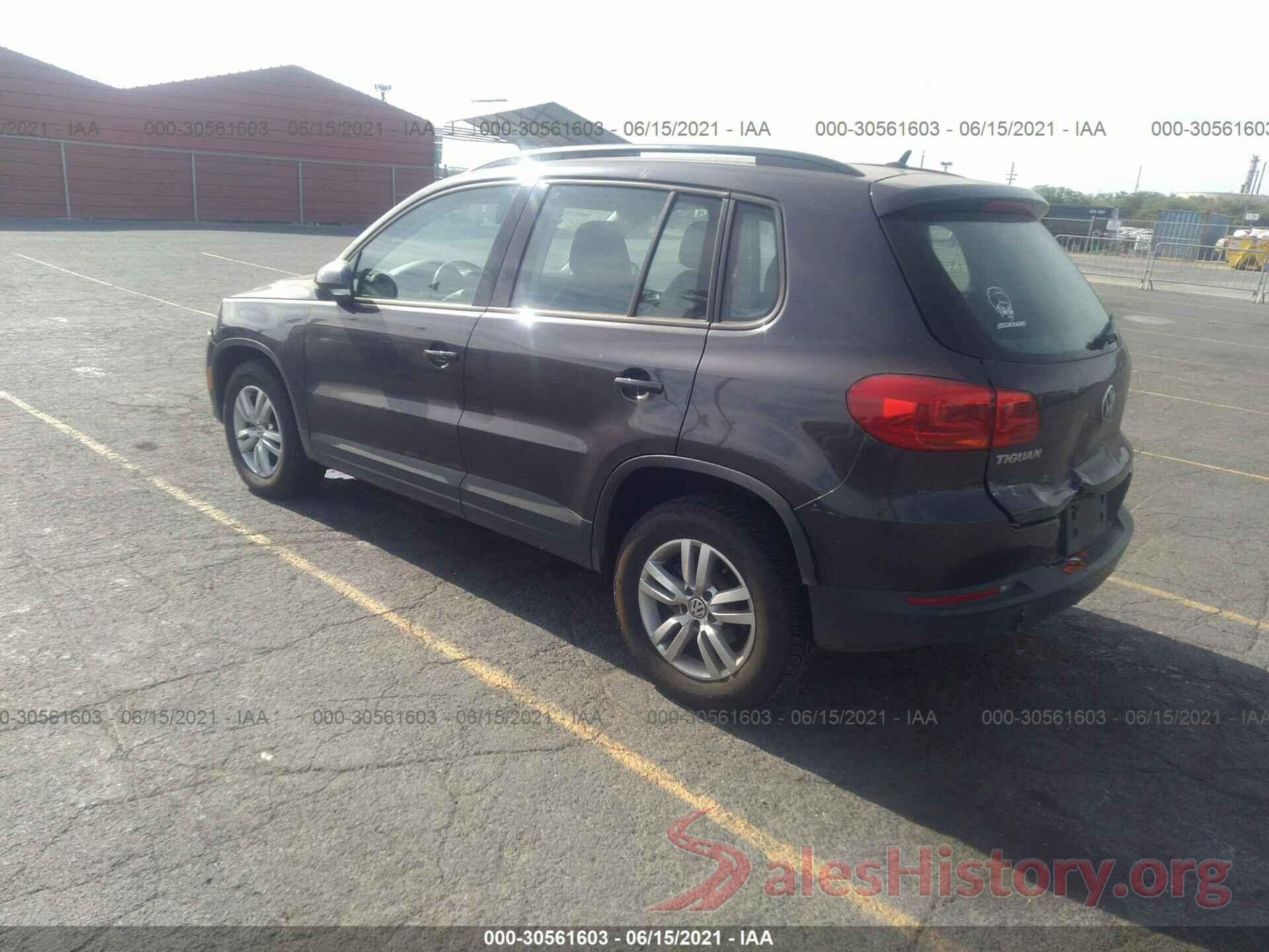 WVGBV7AX8GW583466 2016 VOLKSWAGEN TIGUAN