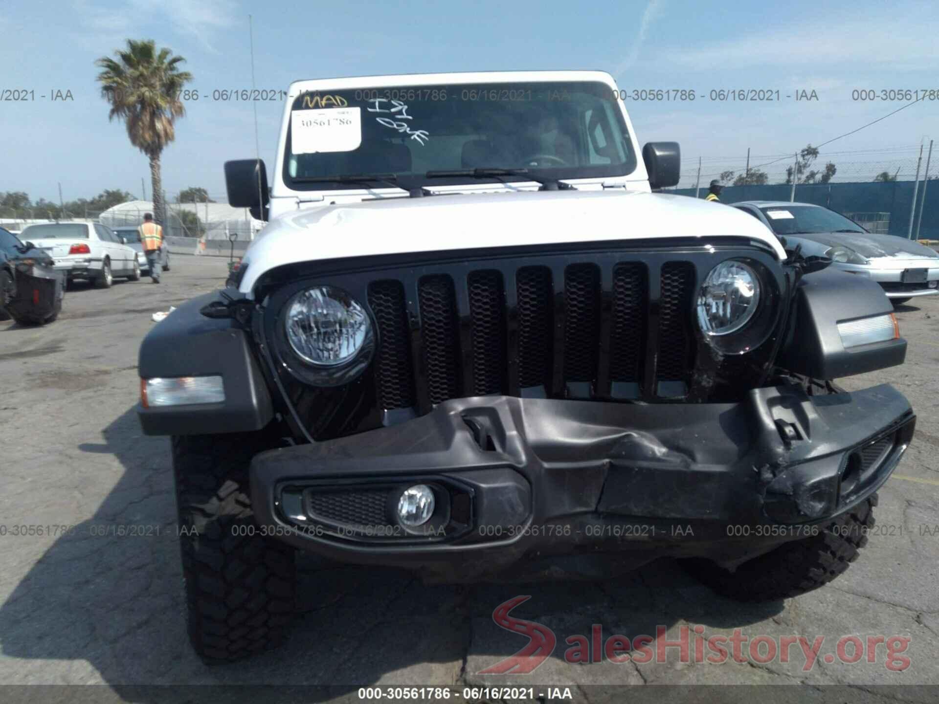 1C4HJXAG8MW646345 2021 JEEP WRANGLER