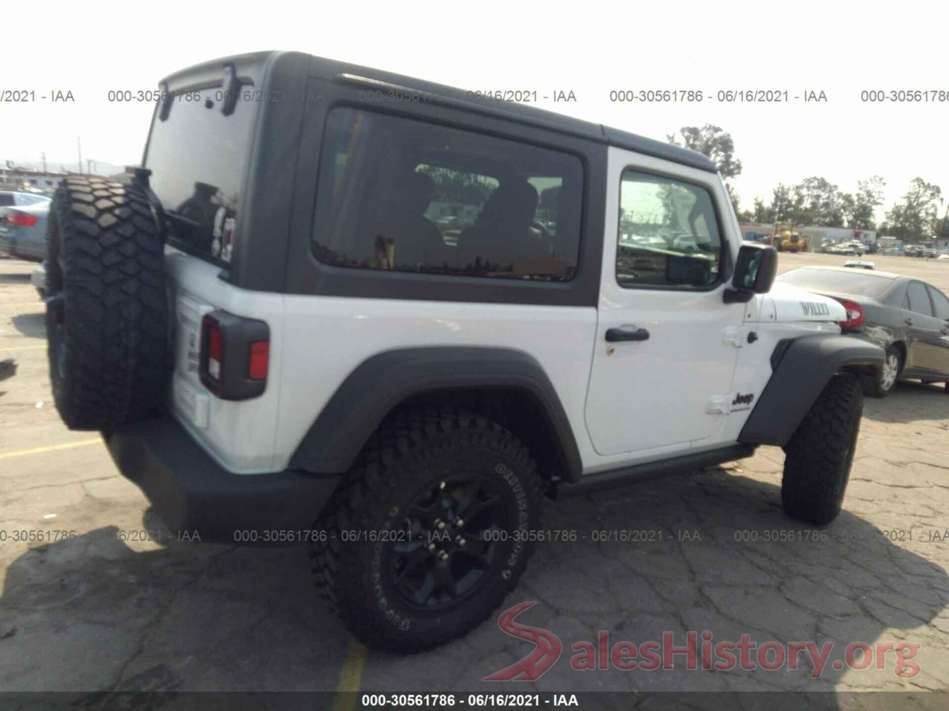 1C4HJXAG8MW646345 2021 JEEP WRANGLER