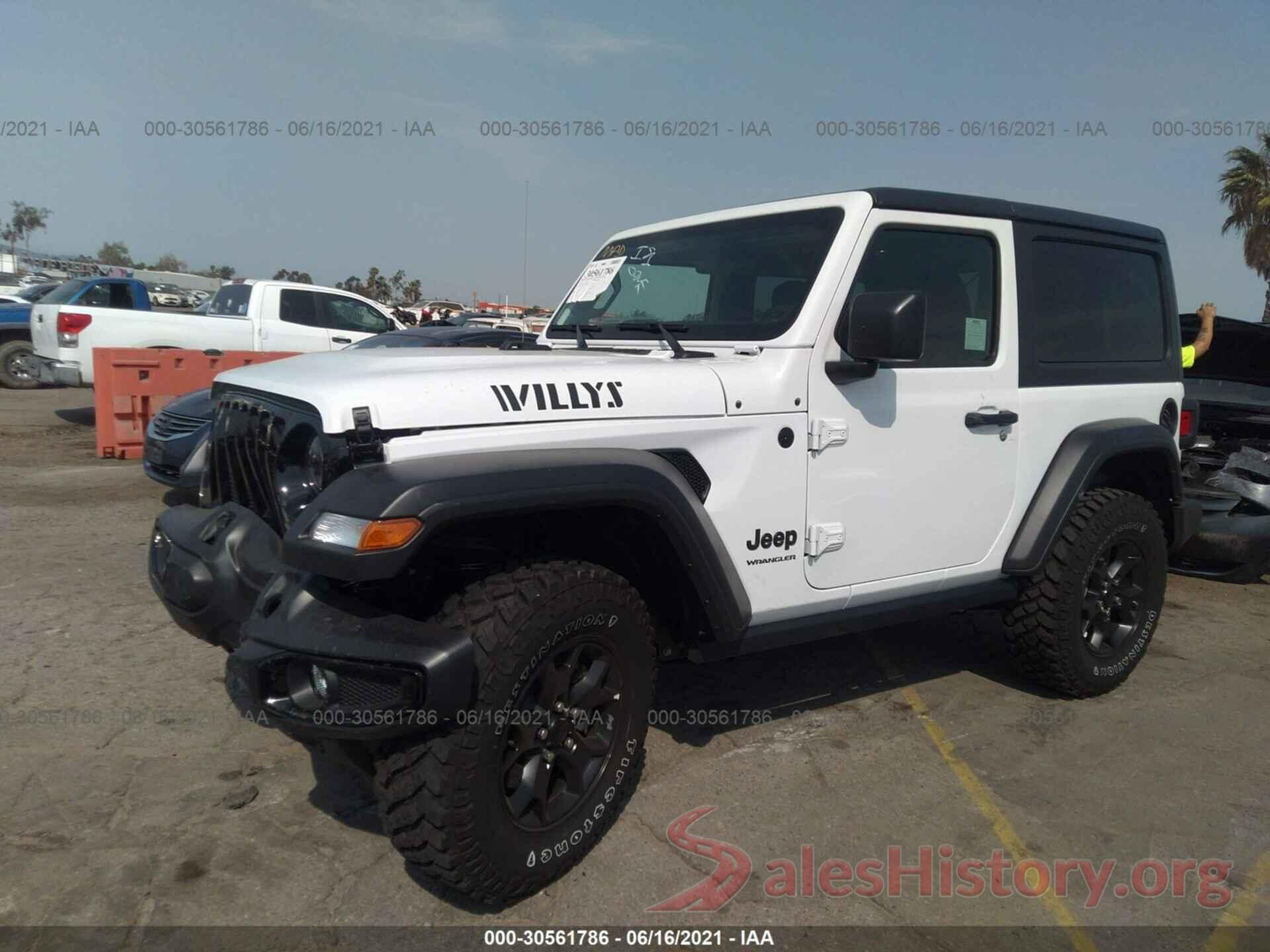 1C4HJXAG8MW646345 2021 JEEP WRANGLER