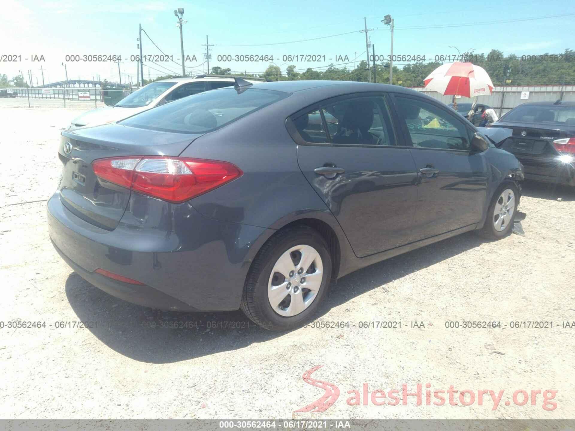 KNAFX4A65G5517742 2016 KIA FORTE