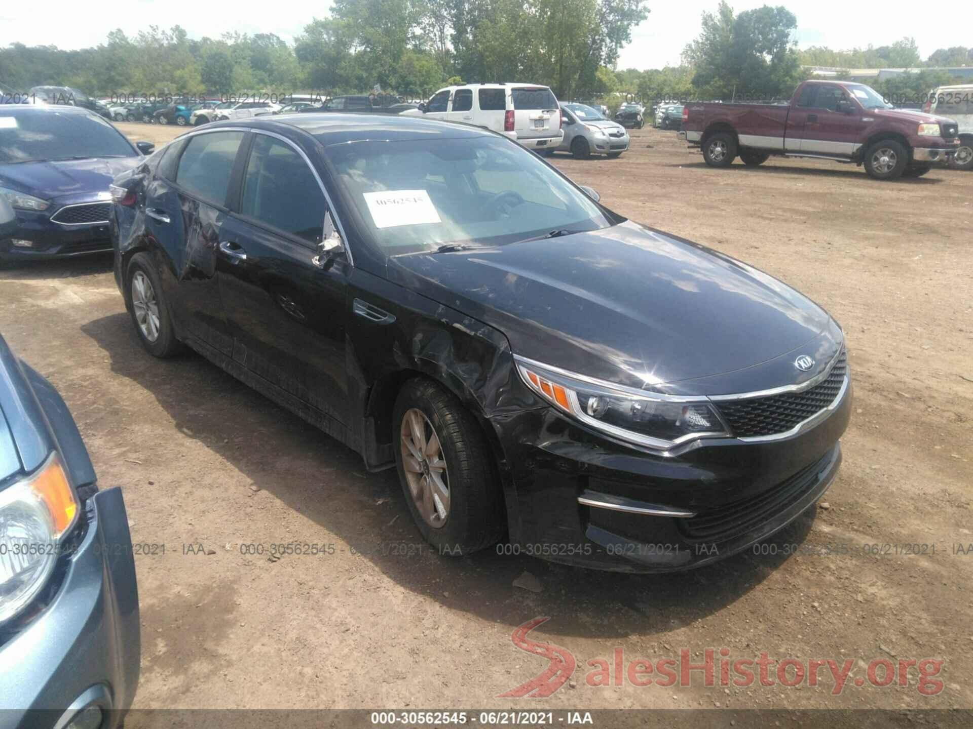 5XXGT4L33GG089414 2016 KIA OPTIMA