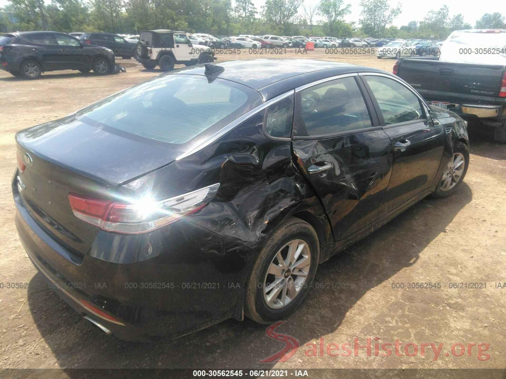 5XXGT4L33GG089414 2016 KIA OPTIMA