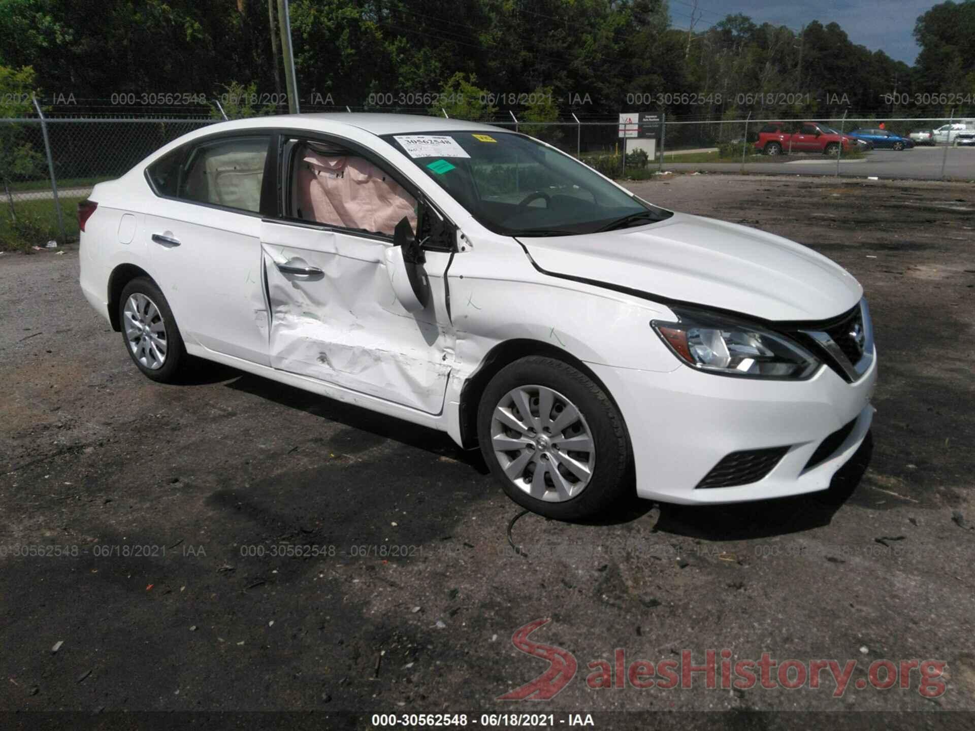 3N1AB7AP0GY287345 2016 NISSAN SENTRA