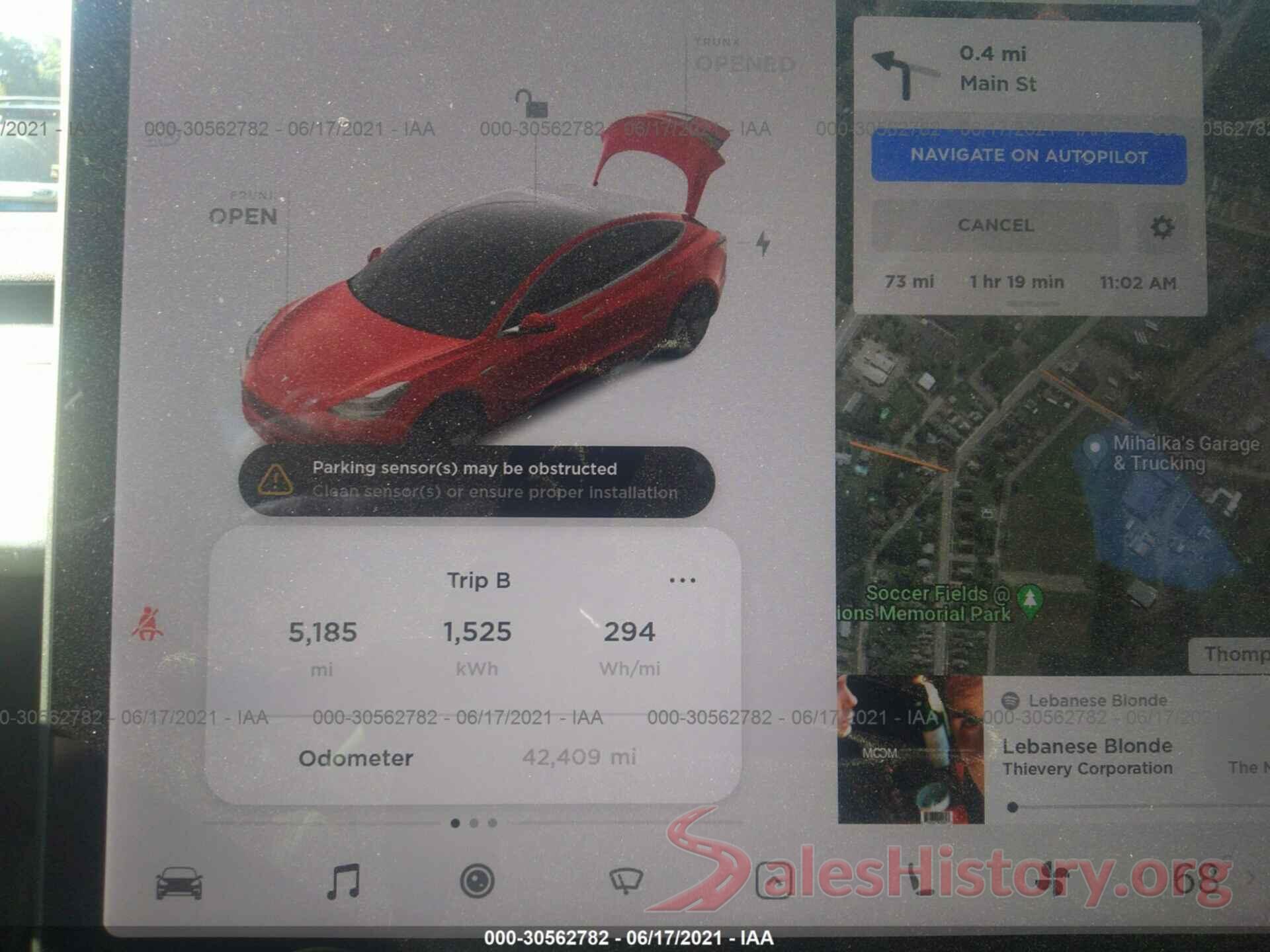 5YJ3E1EA3JF025984 2018 TESLA MODEL 3