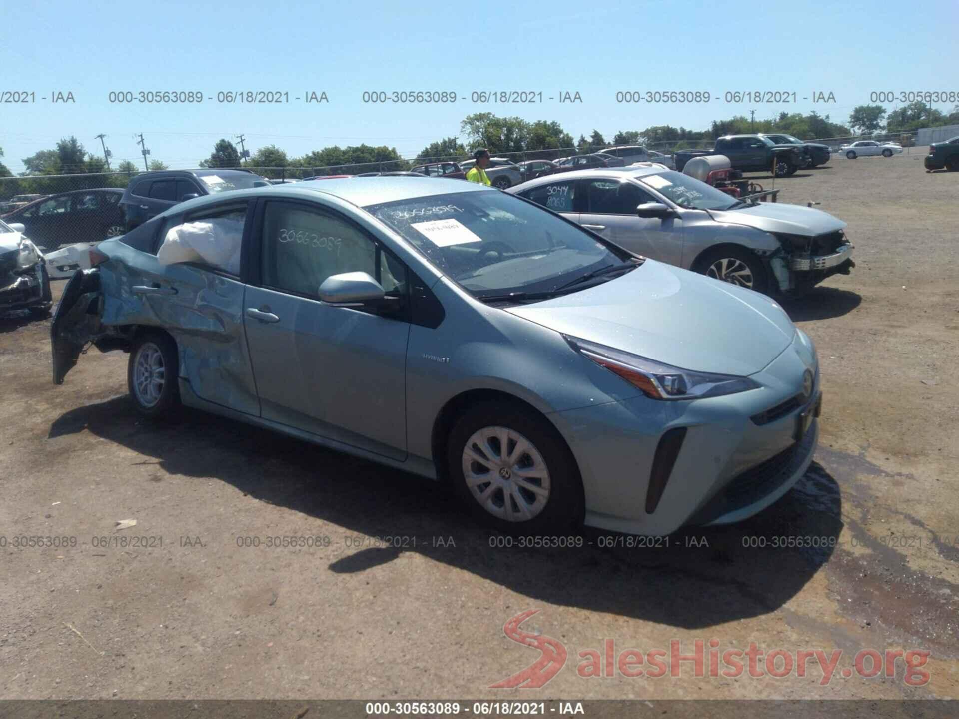 JTDKAMFU0M3133658 2021 TOYOTA PRIUS