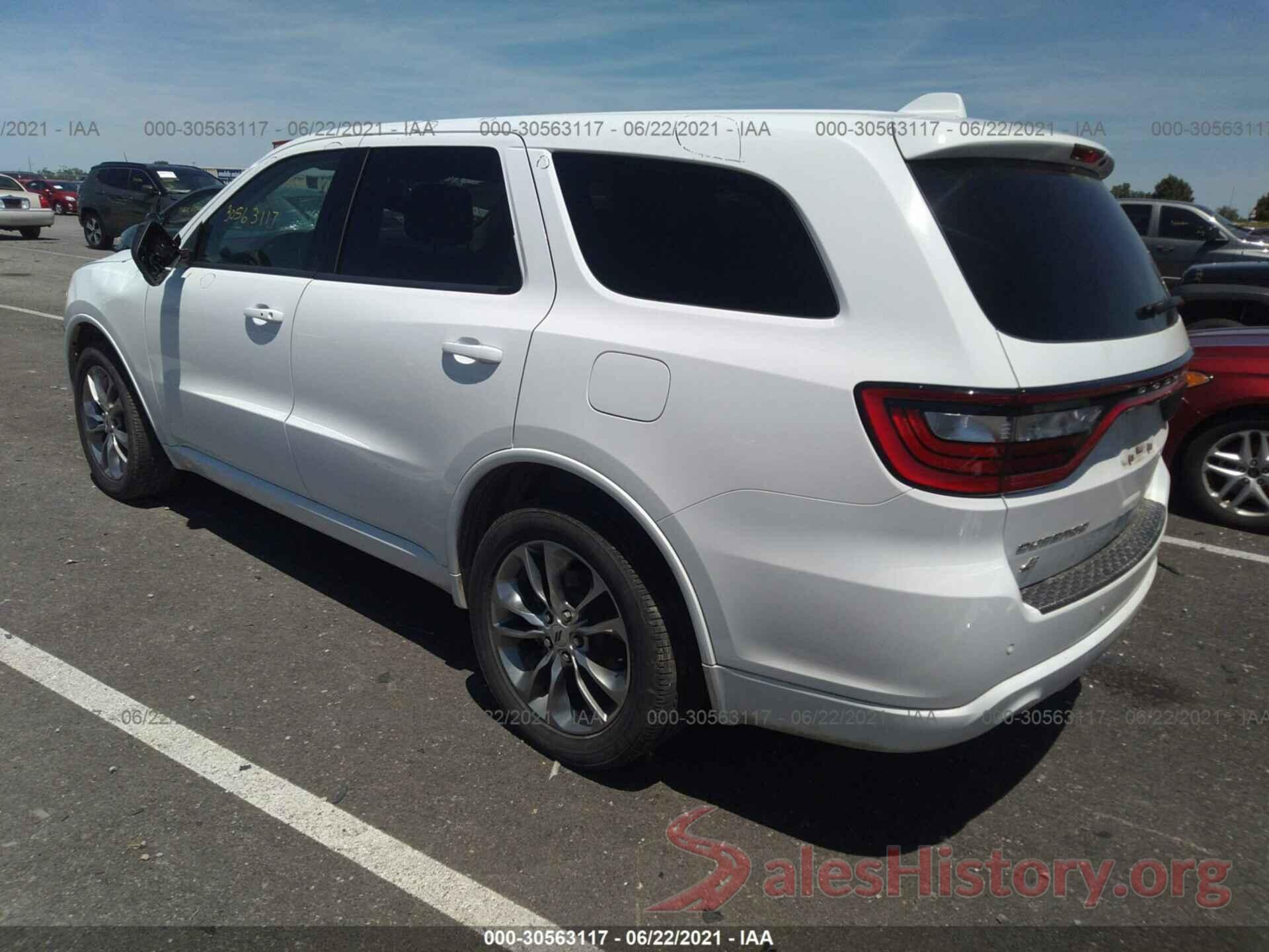 1C4RDJDG3LC120290 2020 DODGE DURANGO